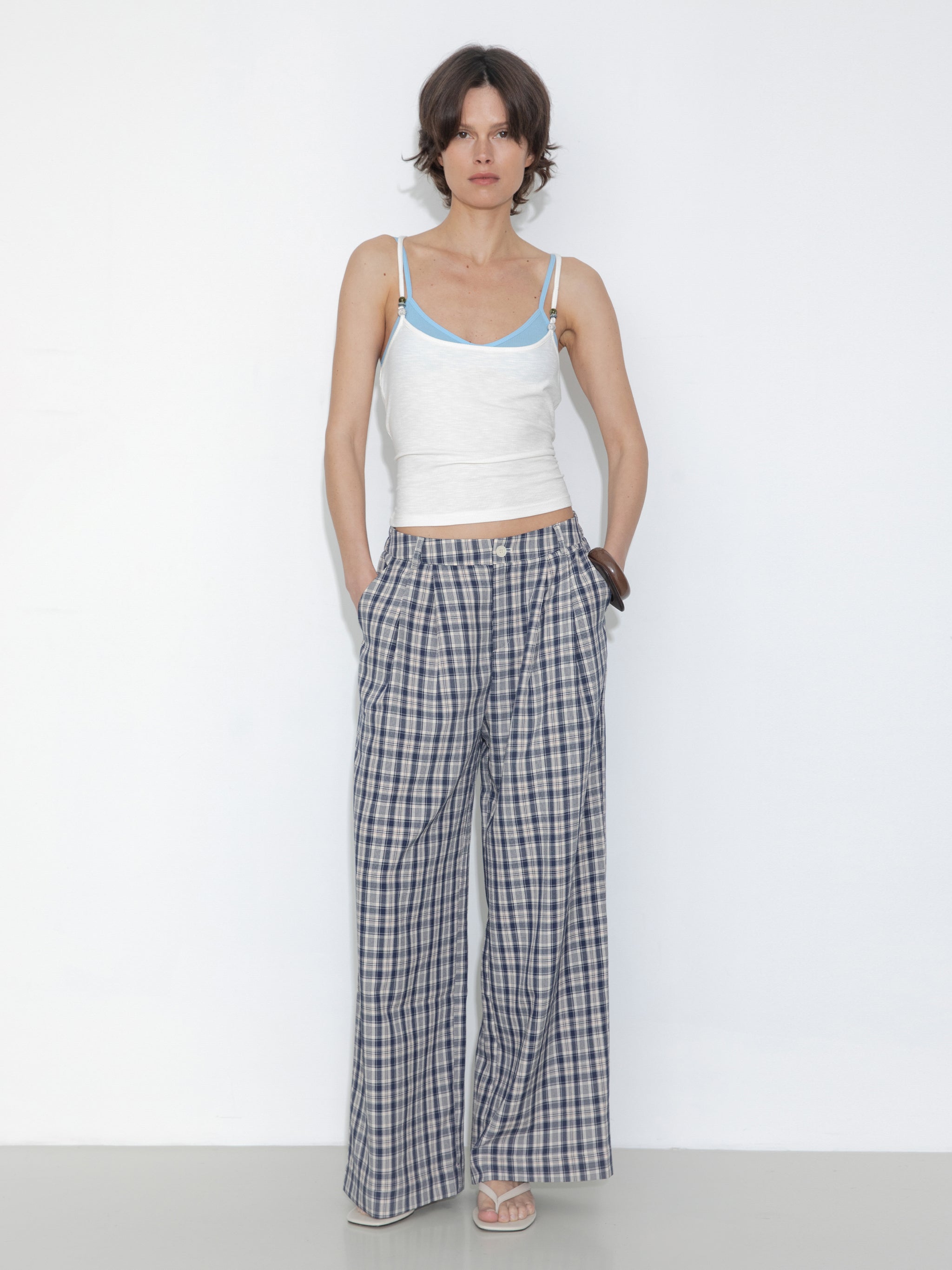 Beaded Slim Fit Cami Top