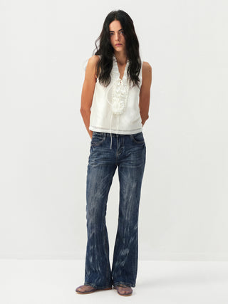 CUBIC  Low-Rise Flare Jeans