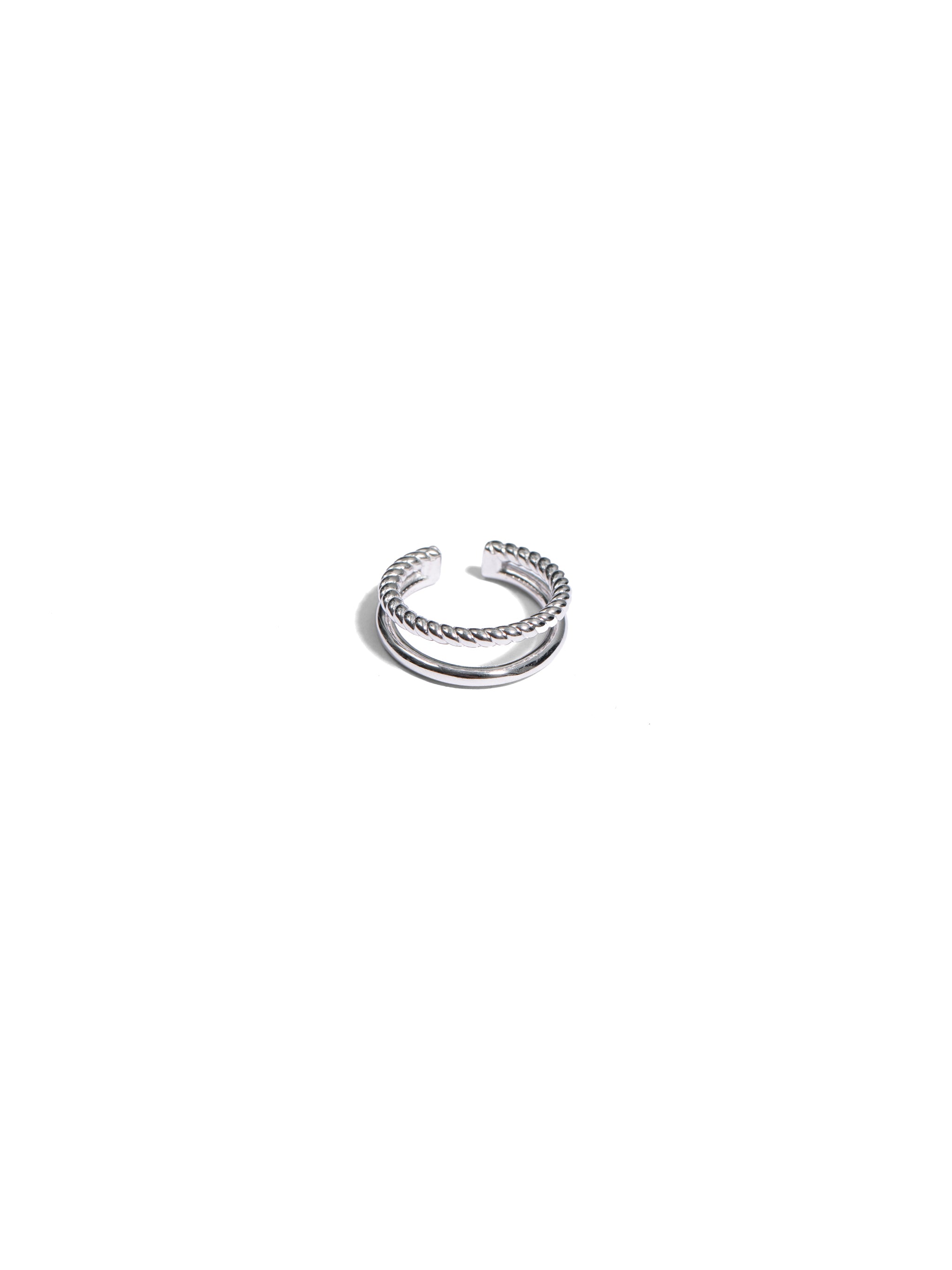Double-Twist Open Ring
