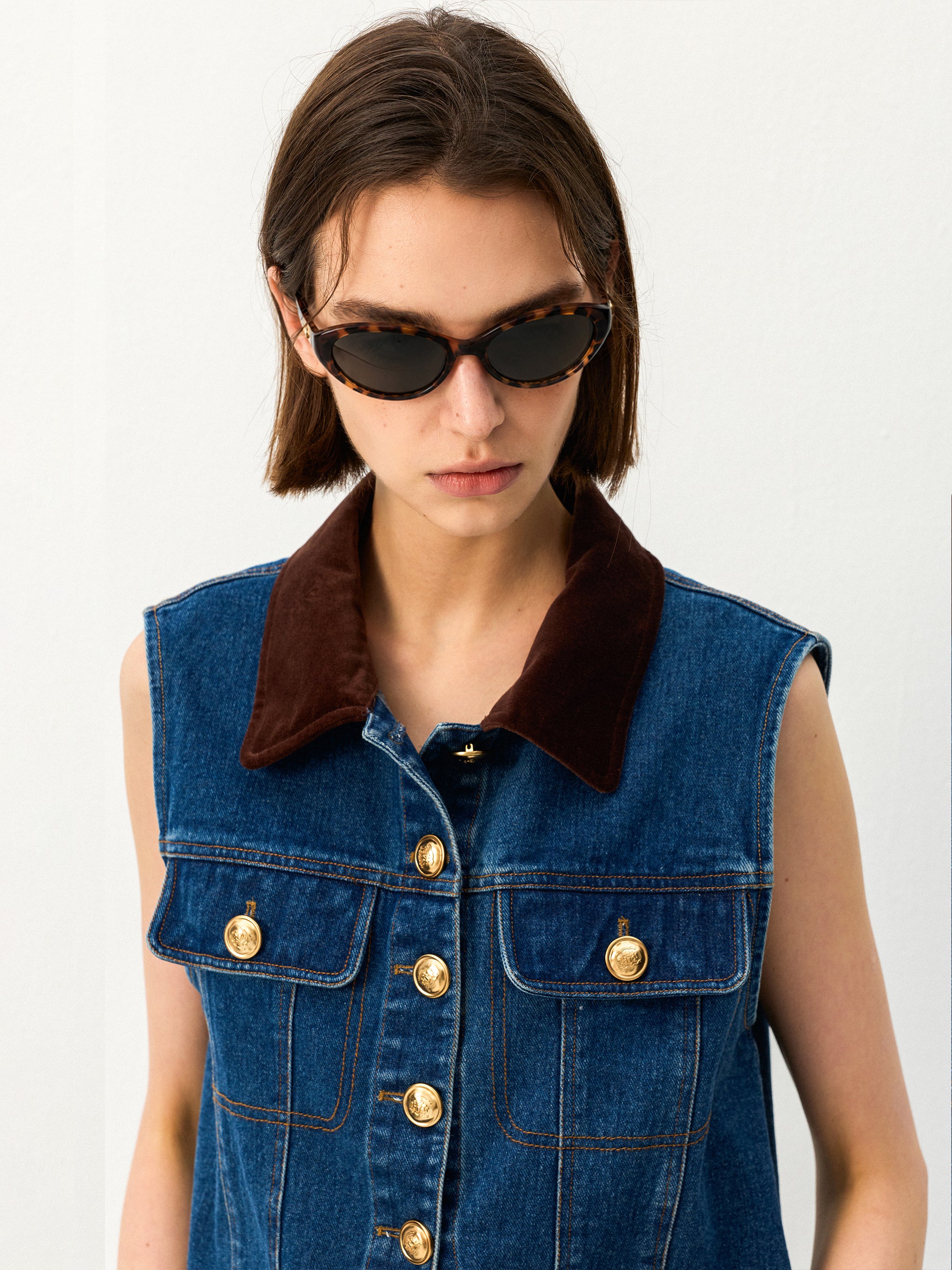 Tortoiseshell Cat-Eye Sunglasses