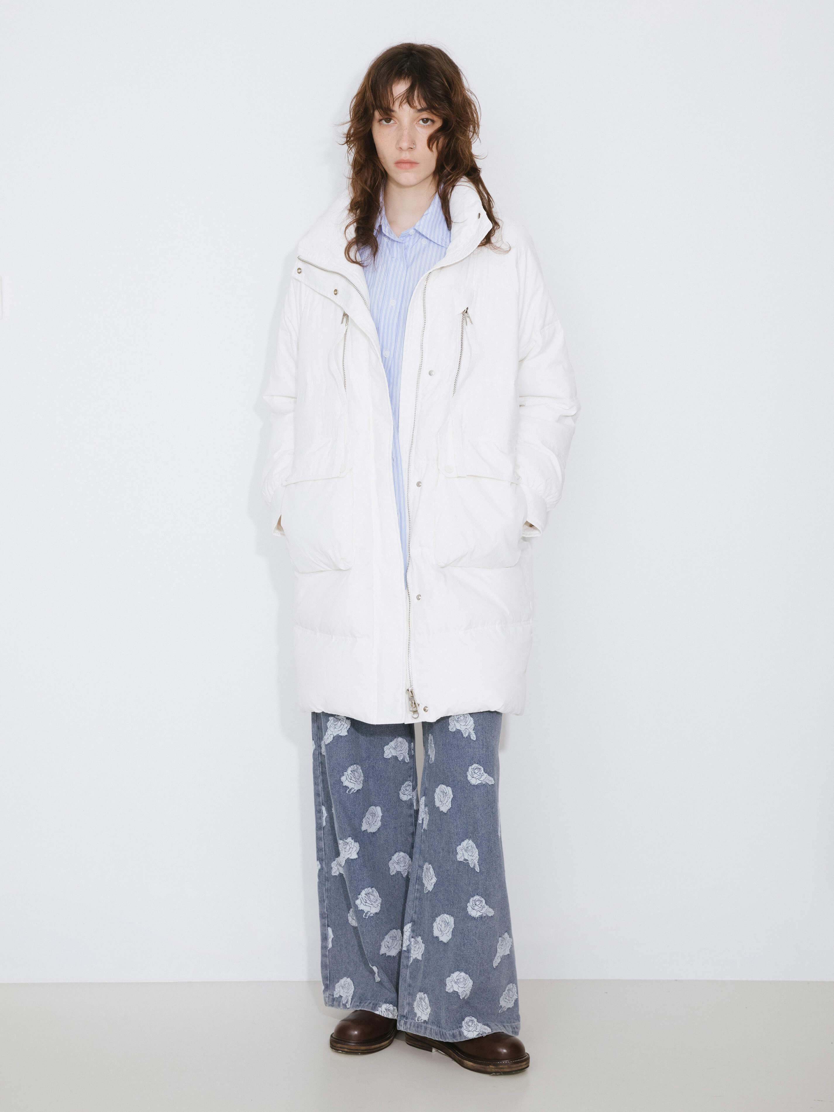 Long Puffer Down Coat