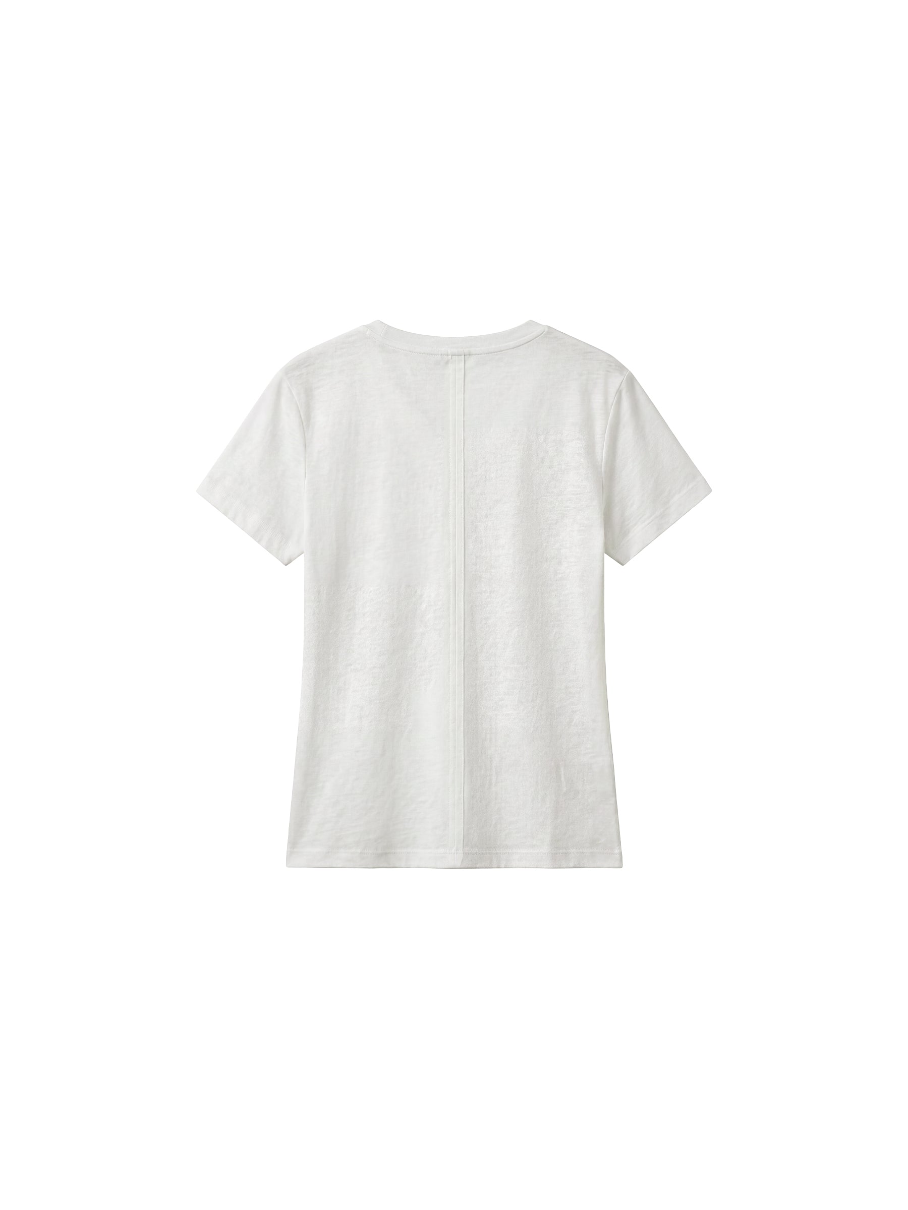CUBIC Linen-Blend V-Neck Slim Fit Top-20