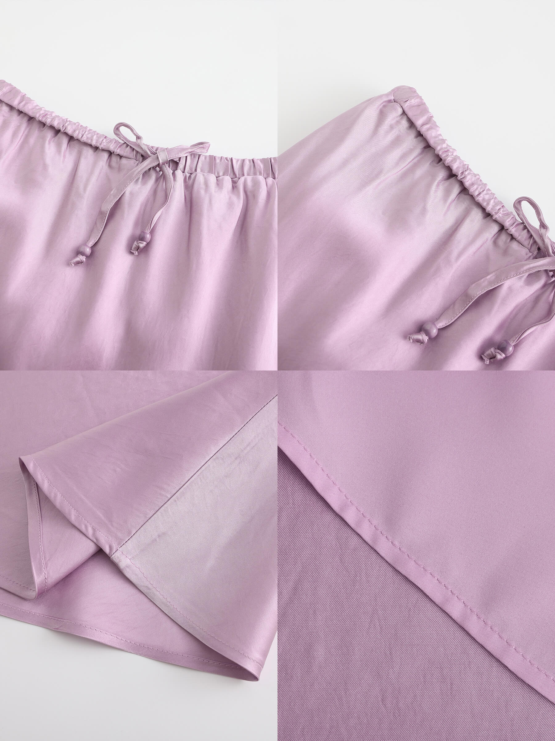 100% Heavyweight Acetate Bias Cut Skirt-22