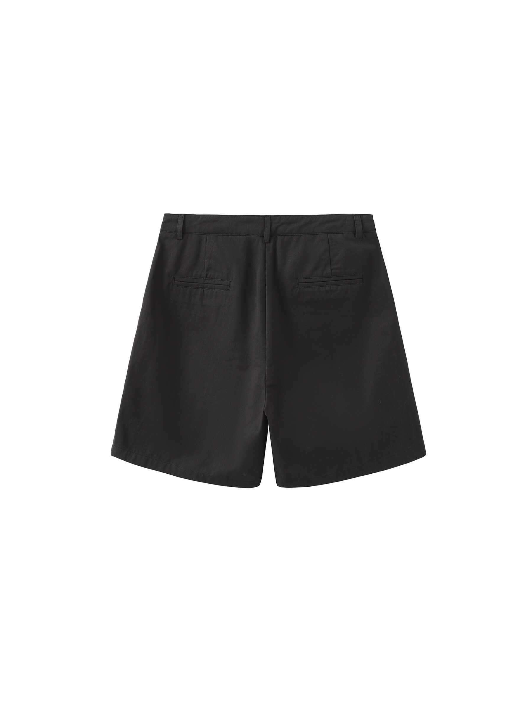 A-line Pleated Tailored Shorts-23