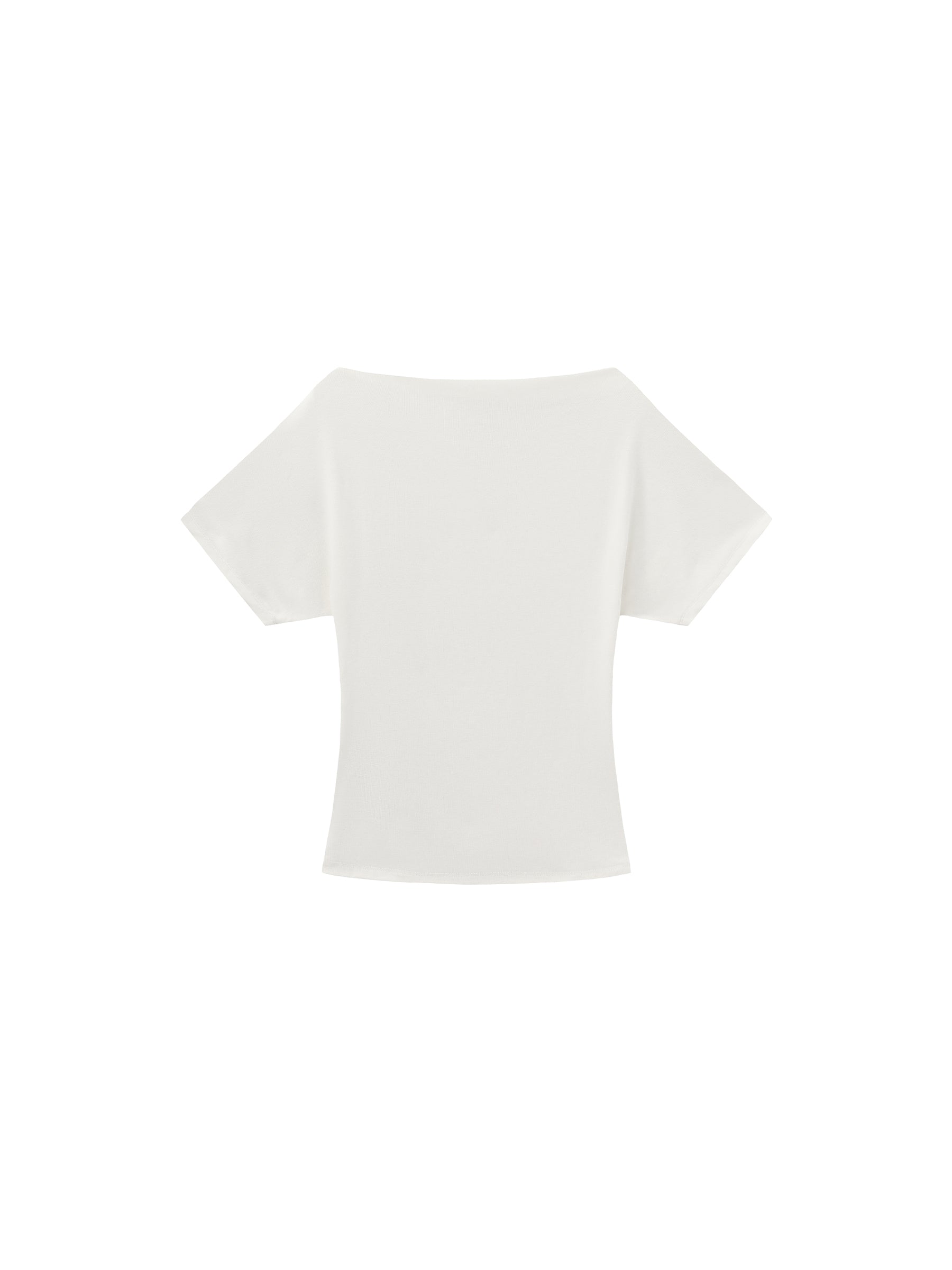 CUBIC Lyocell Blend Off-Shoulder Fitted Top-19