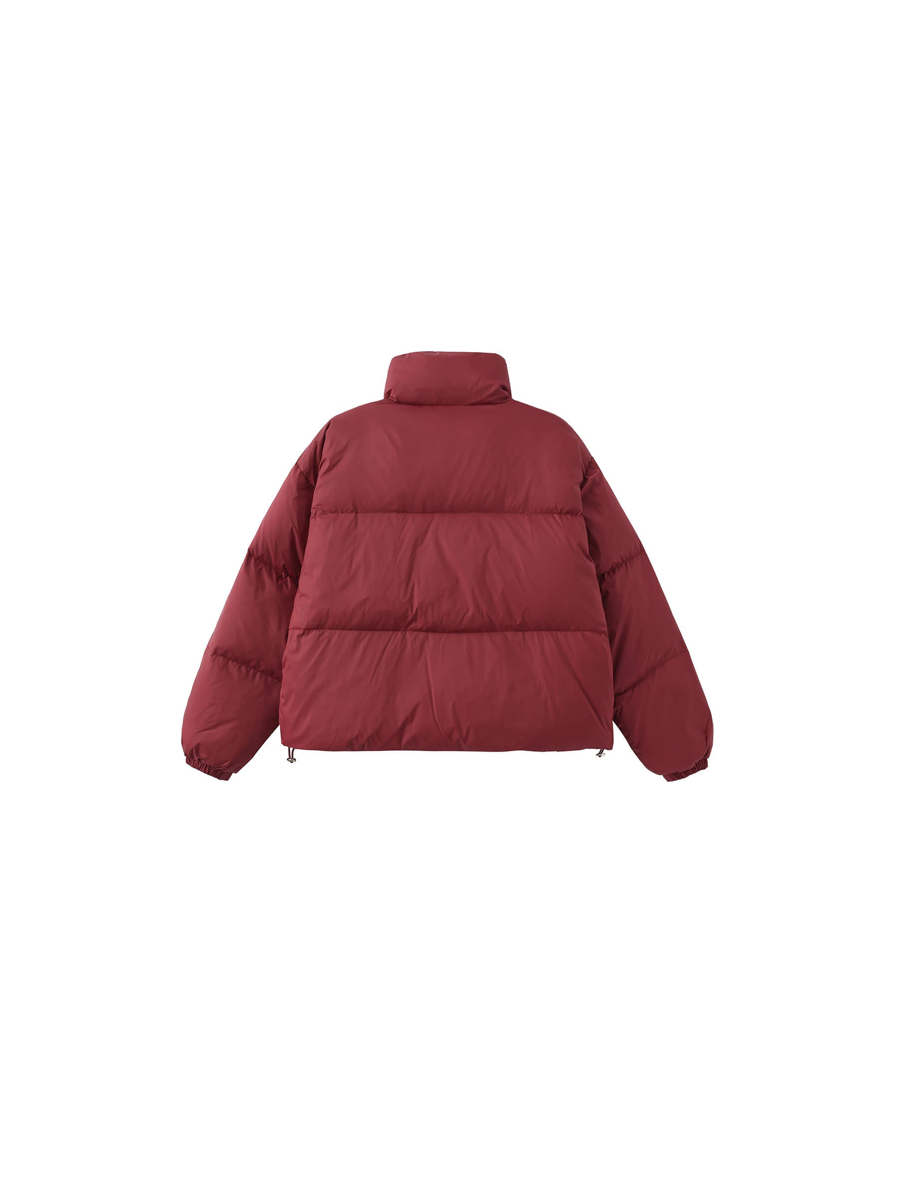 Cropped High Neck Down Coat-23