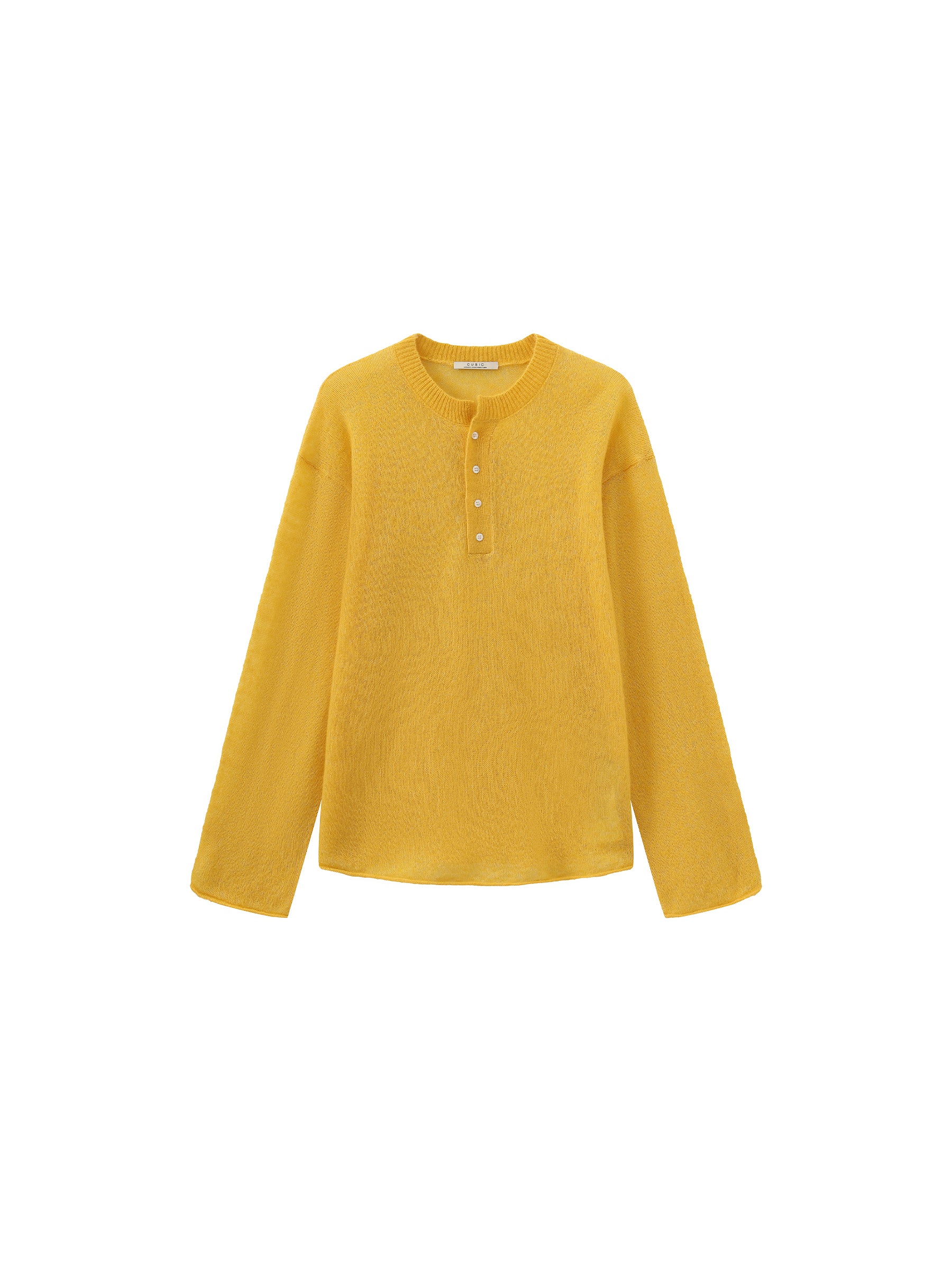 Henley Neck Loose-Fit Long-Sleeve Cover-Up-20