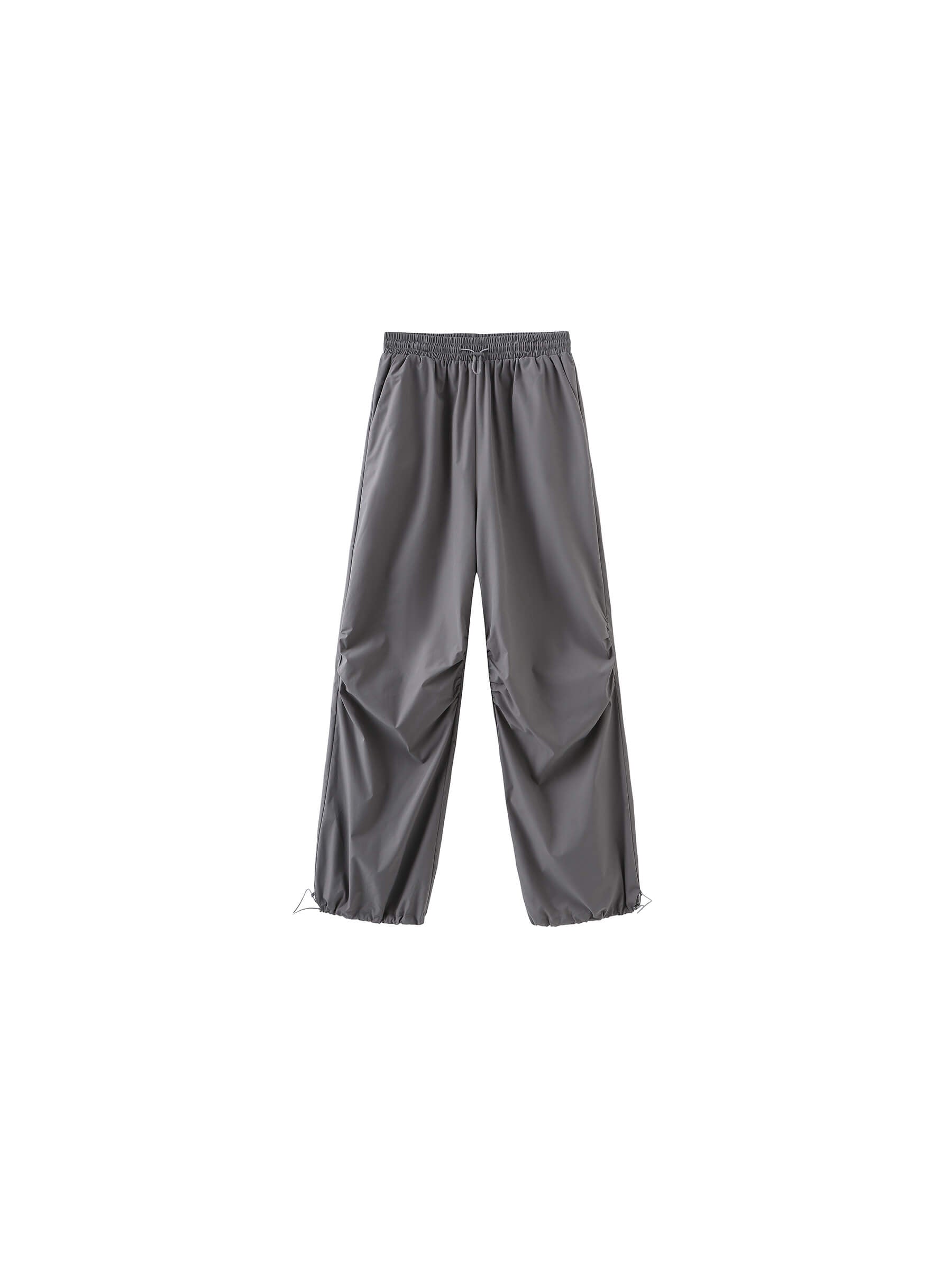 Loose Parachute Trousers with Elastic Waist-24