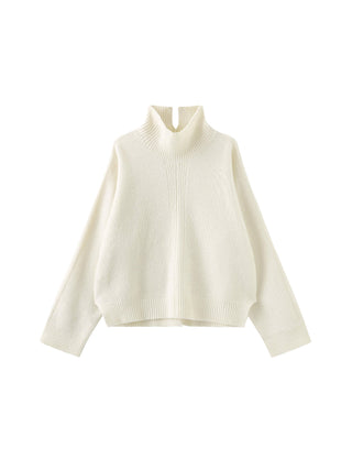 High Neck Sheep Wool Sweater