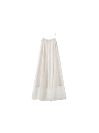 Spaghetti Strap A-line Maxi Dress