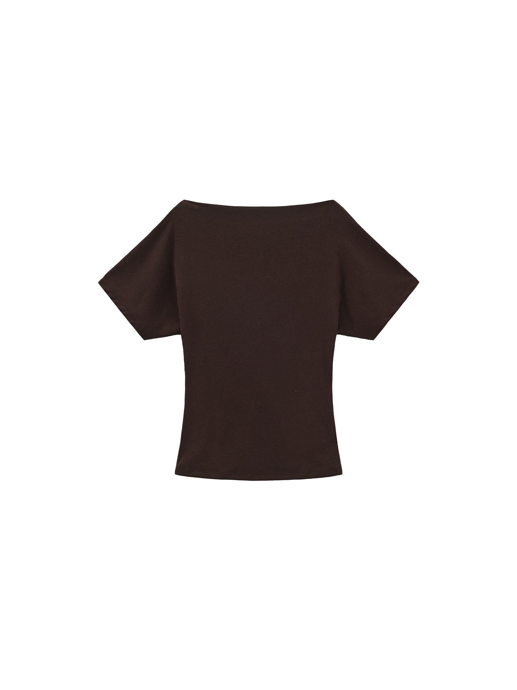 CUBIC Lyocell Blend Off-Shoulder Fitted Top-20