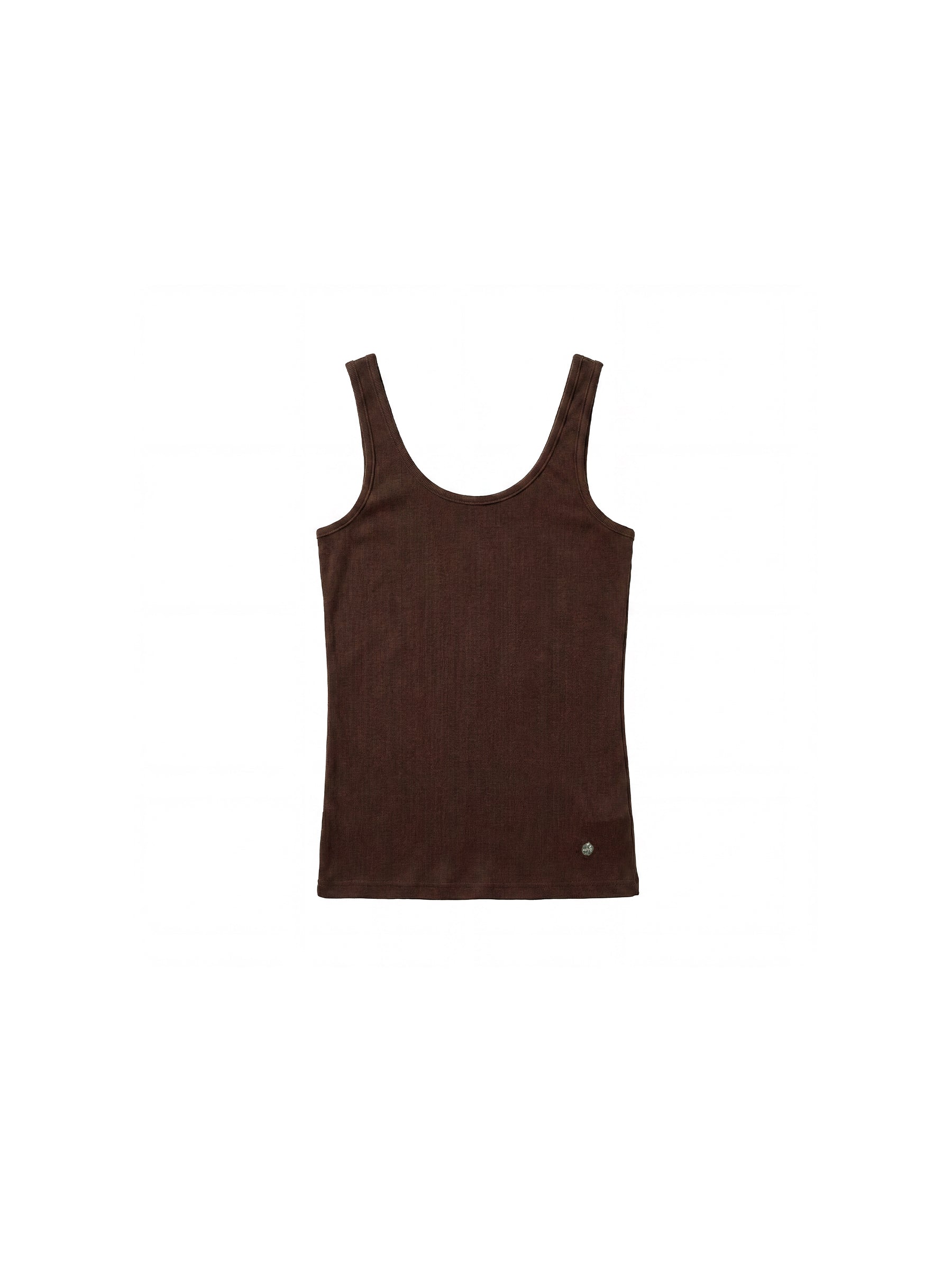 CUBIC Lyocell Wool Blend U-Neck Fitted Tank-21