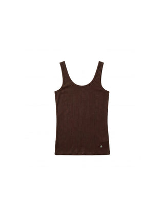 CUBIC Lyocell Wool Blend U-Neck Fitted Tank