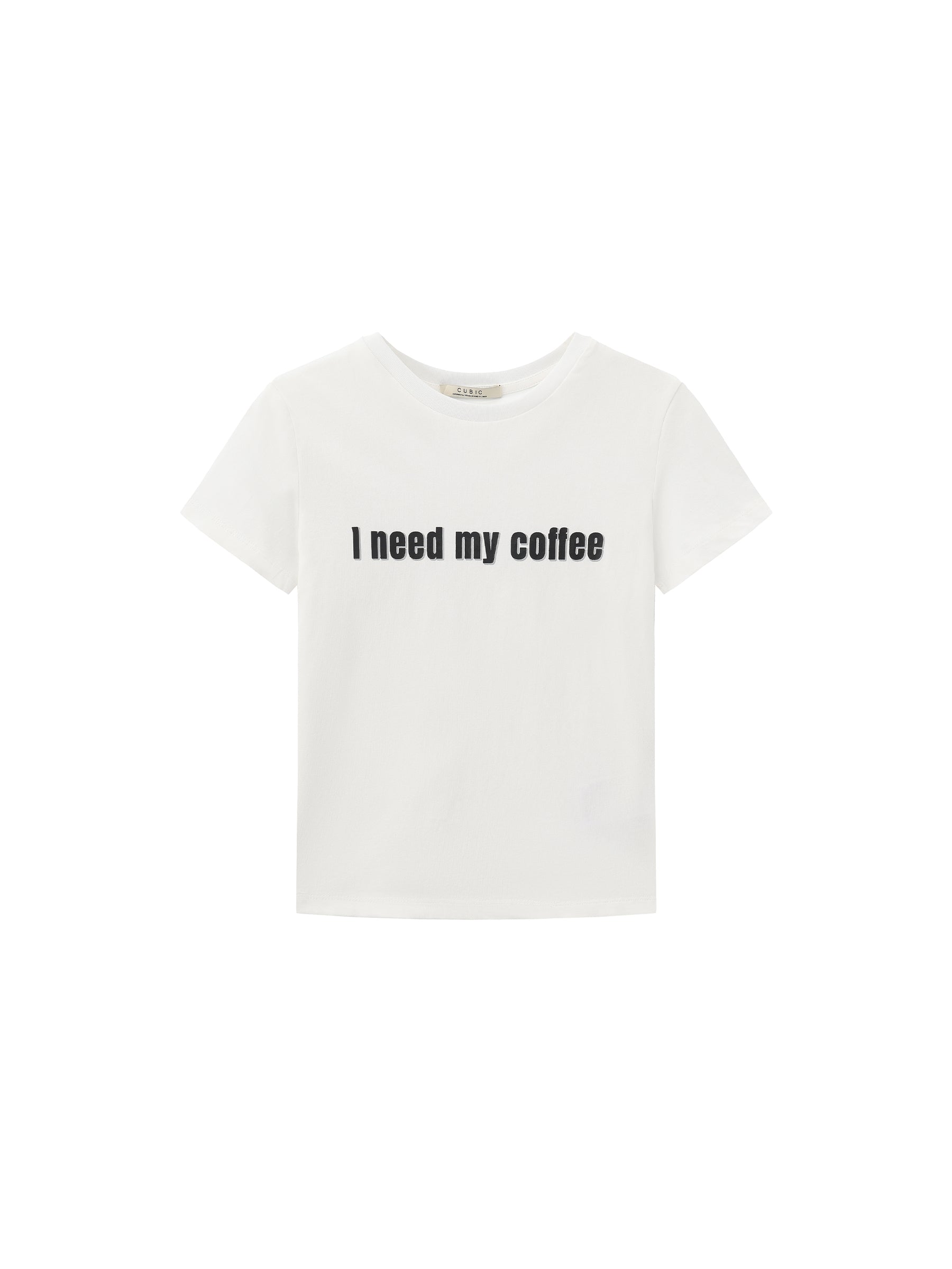 CUBIC 'I need my coffee' T-Shirt-21