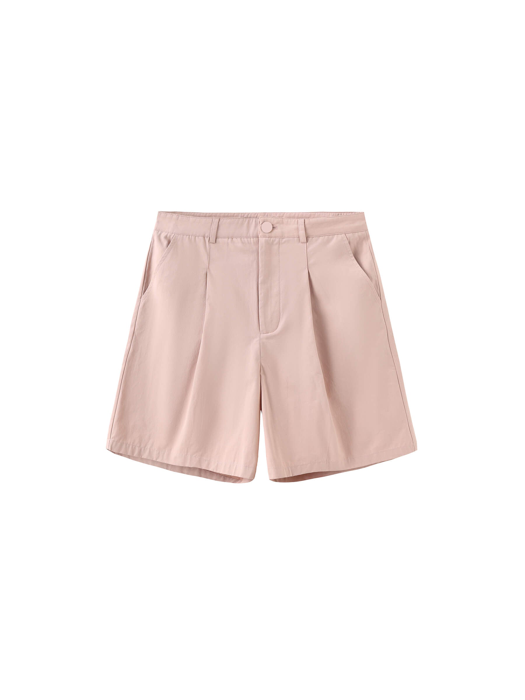 A-line Pleated Tailored Shorts-24