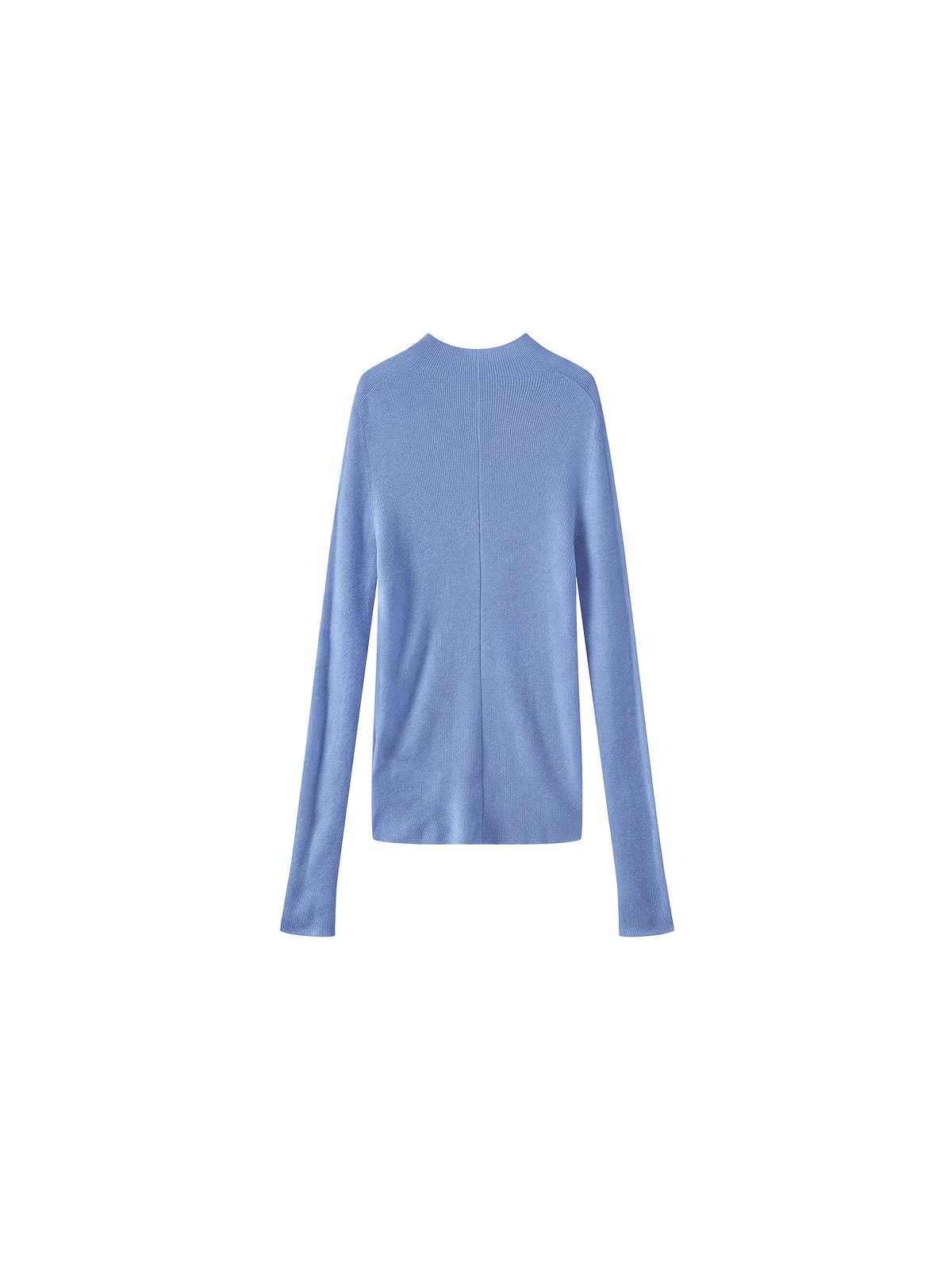 CUBIC 100% Wool Mock‑Neck Fitted Knit Top-30