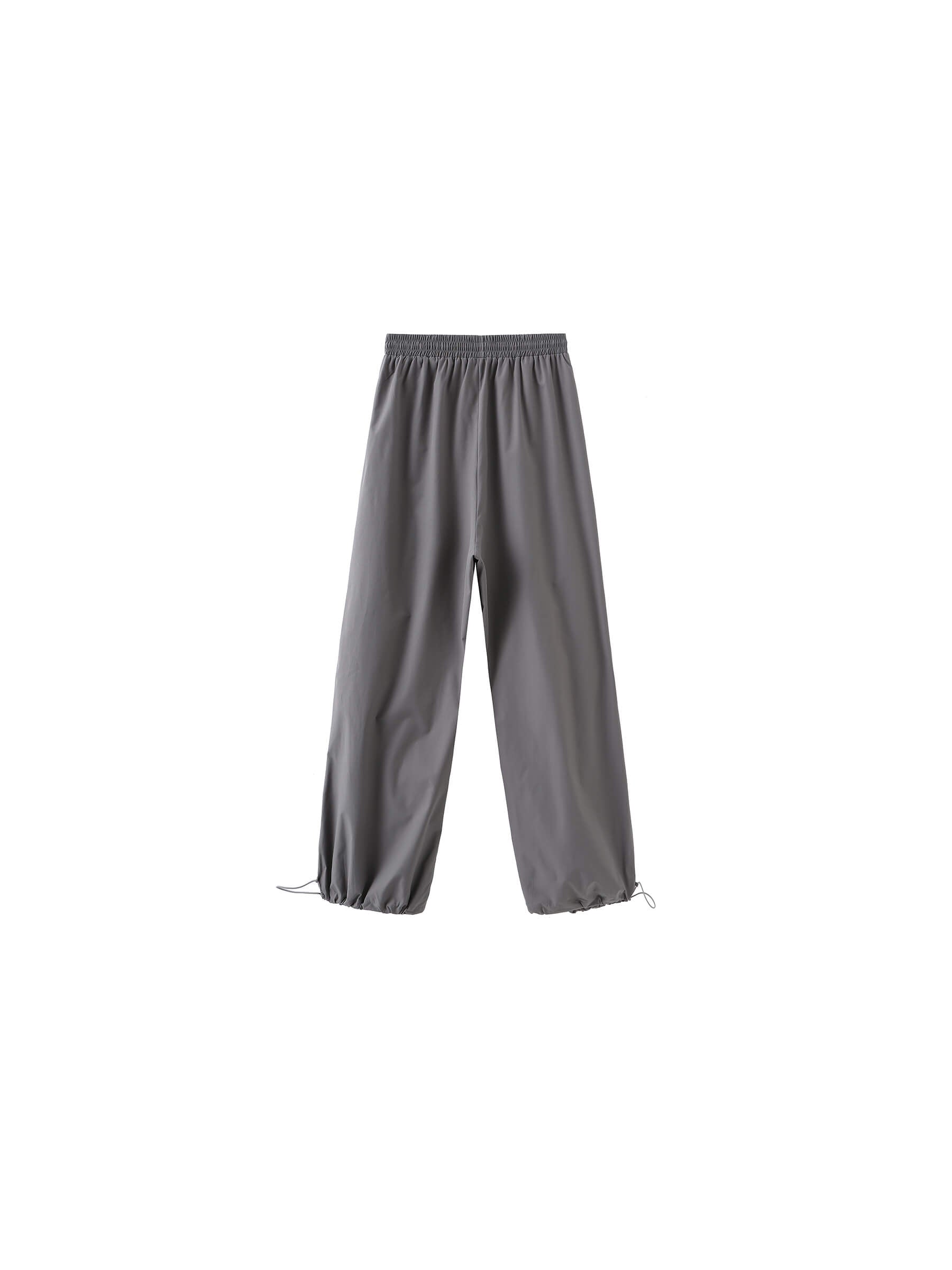 Loose Parachute Trousers with Elastic Waist-25