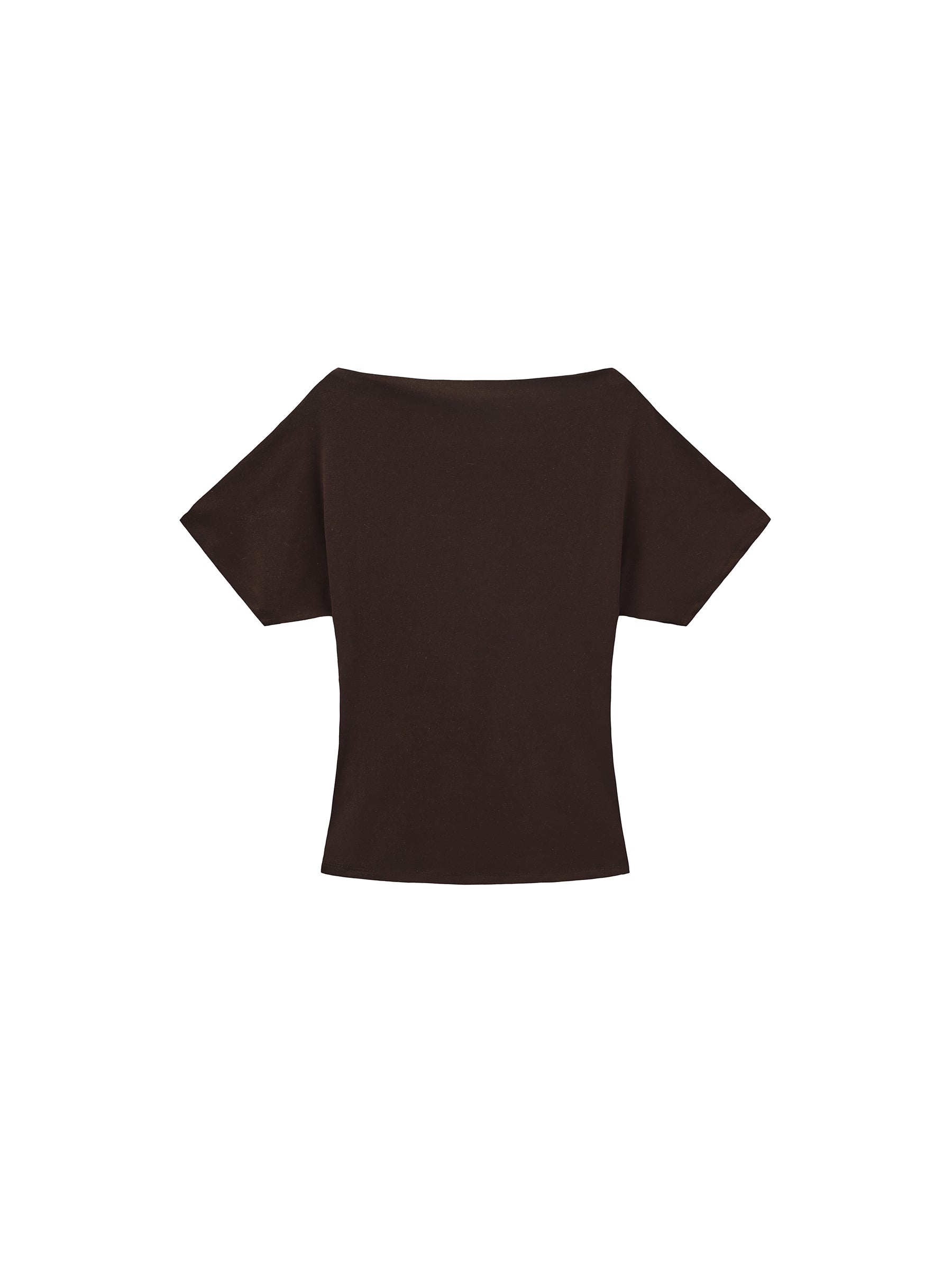 CUBIC Lyocell Blend Off-Shoulder Fitted Top-21
