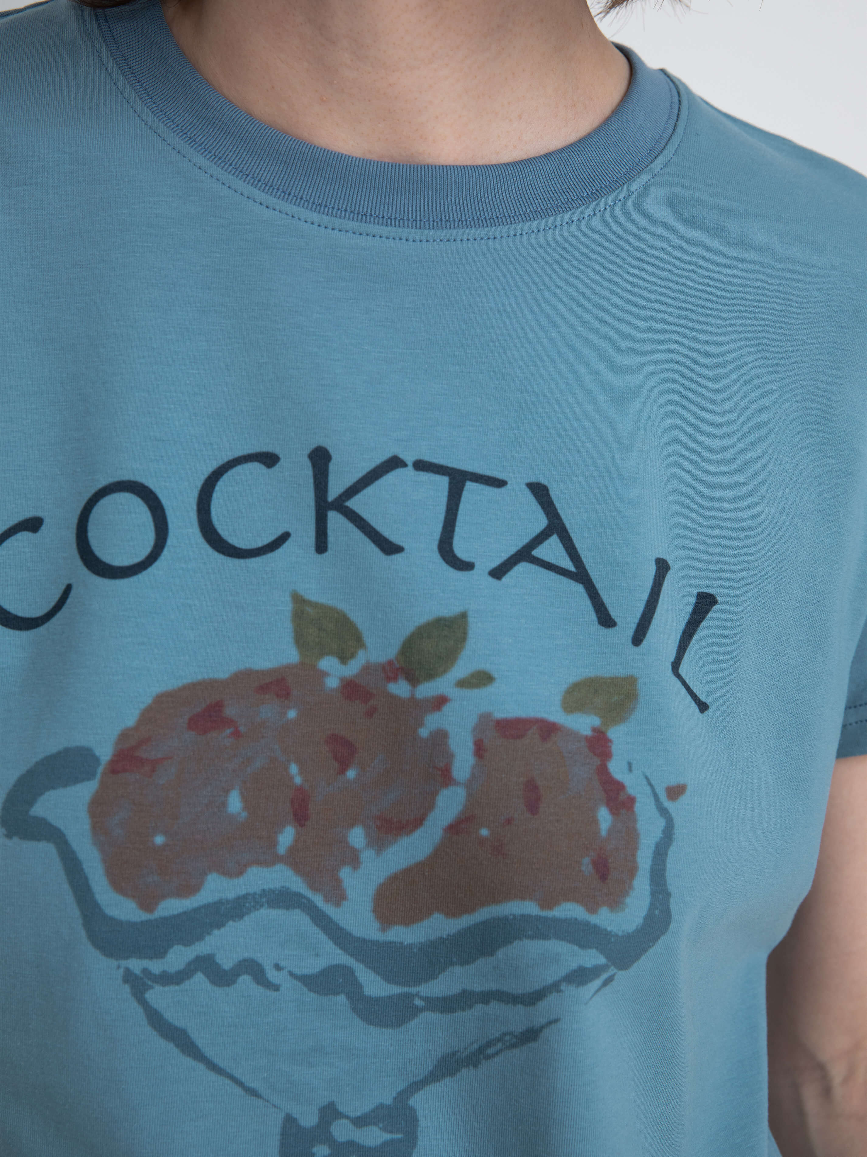 Printed Casual Short-Sleeve Top-22
