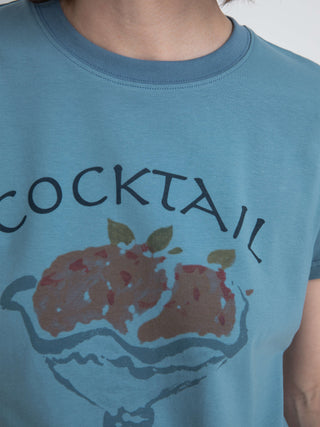 Printed Casual Short-Sleeve Top