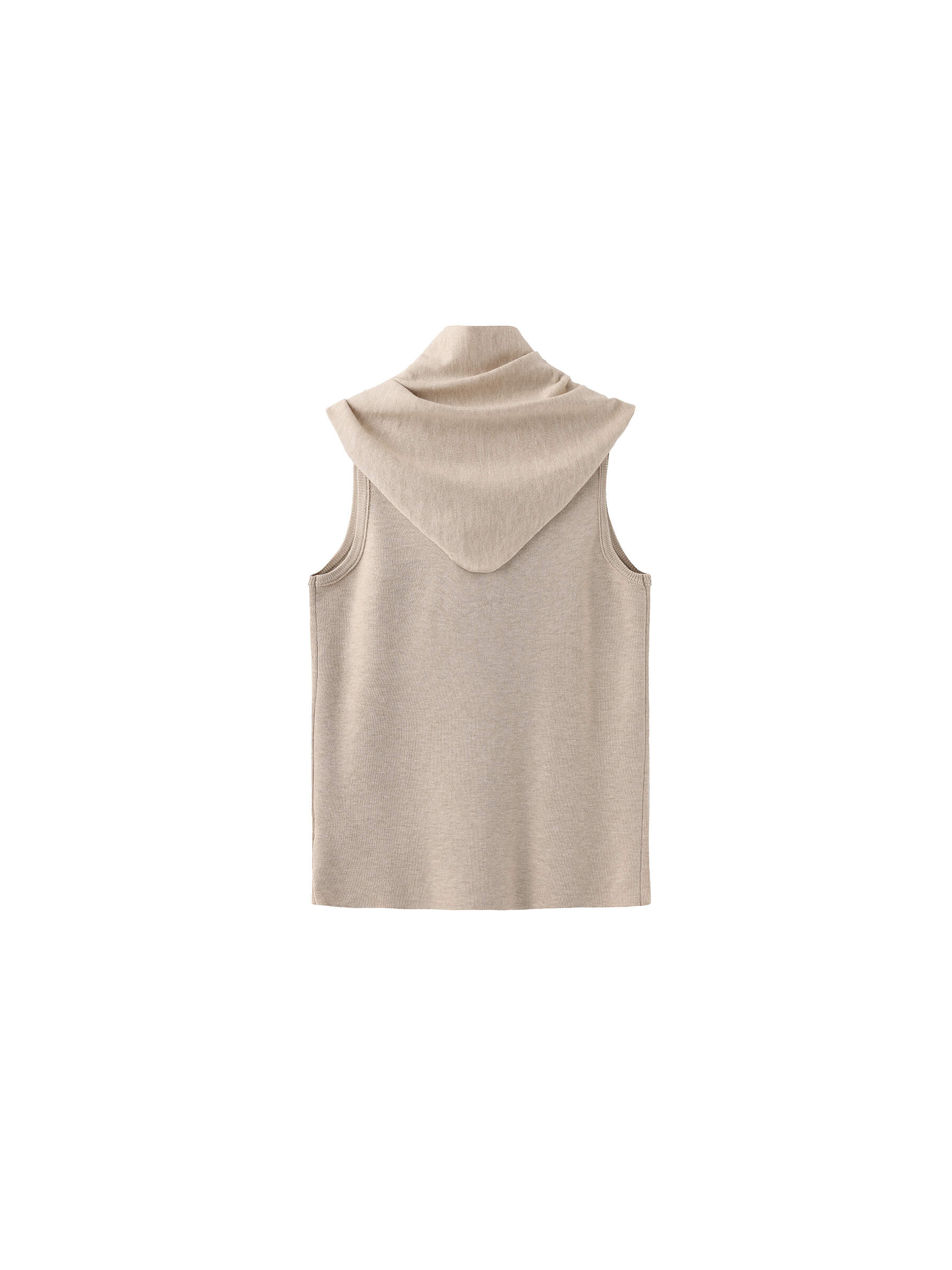 Slim-Fit Knit Henley Vest with Neck Tie-25