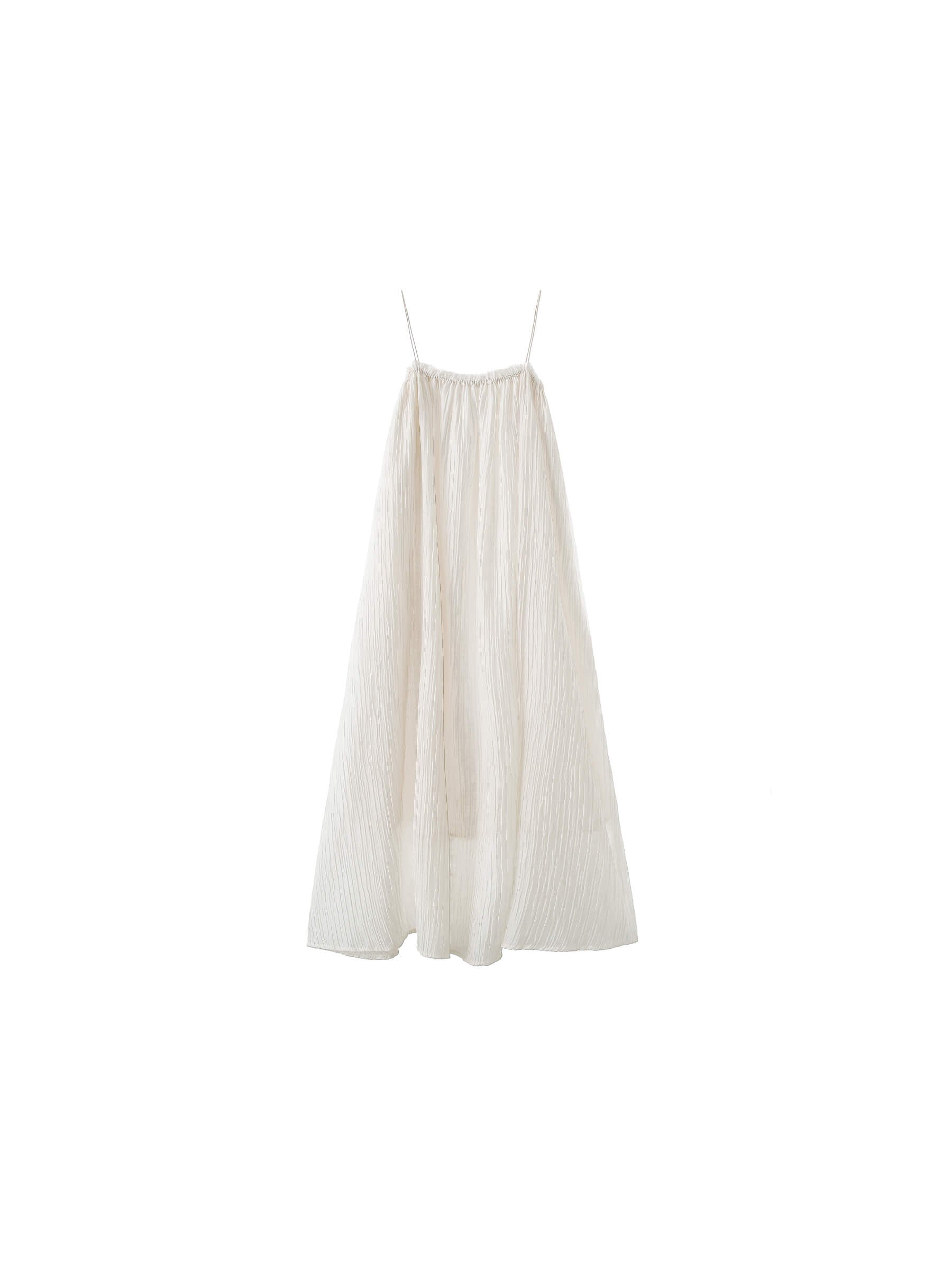 Spaghetti Strap A-line Maxi Dress-25