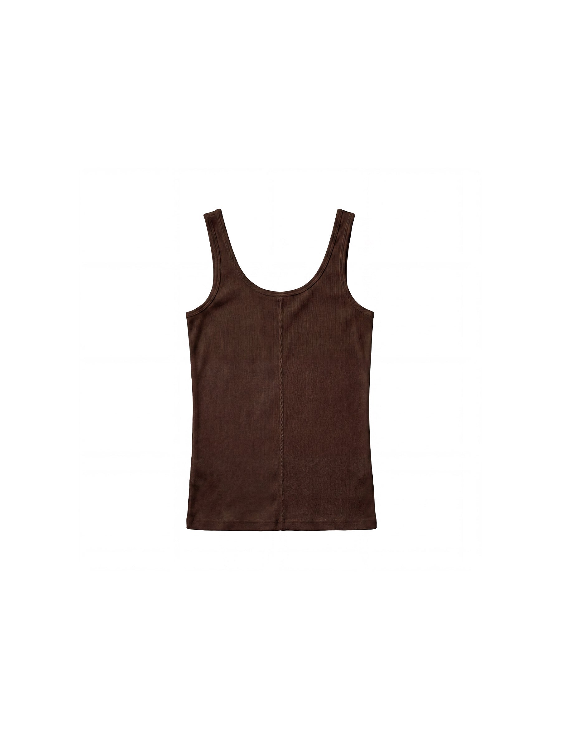 CUBIC Lyocell Wool Blend U-Neck Fitted Tank-22