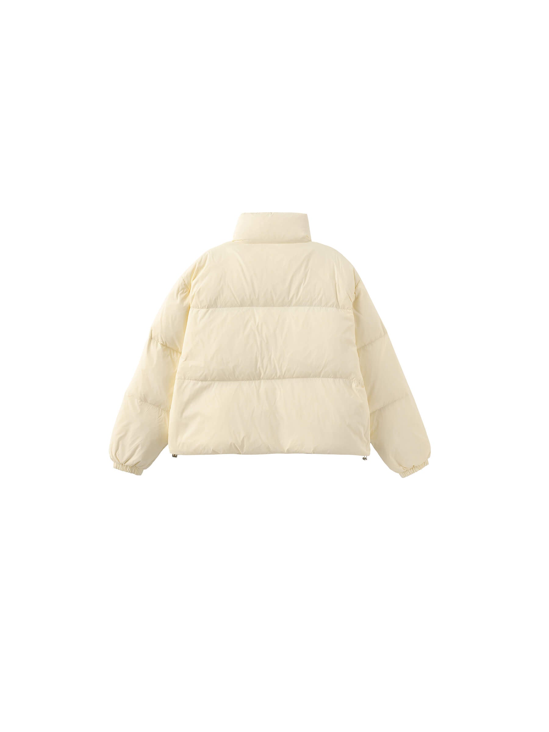 Cropped High Neck Down Coat-25