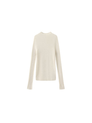 Merino Wool Turtleneck Knitwear Jumper