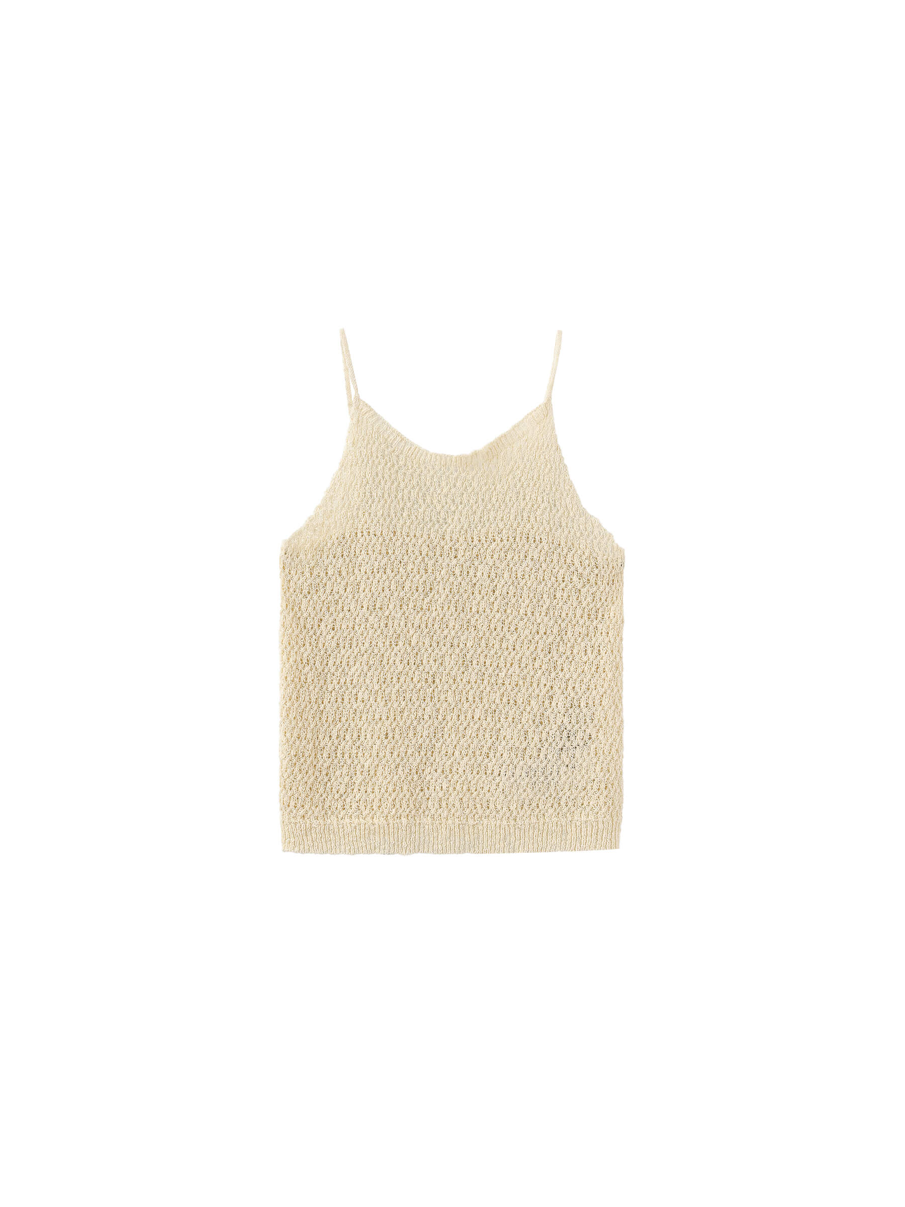 Thin Strap Ribbed Knit Vest-26