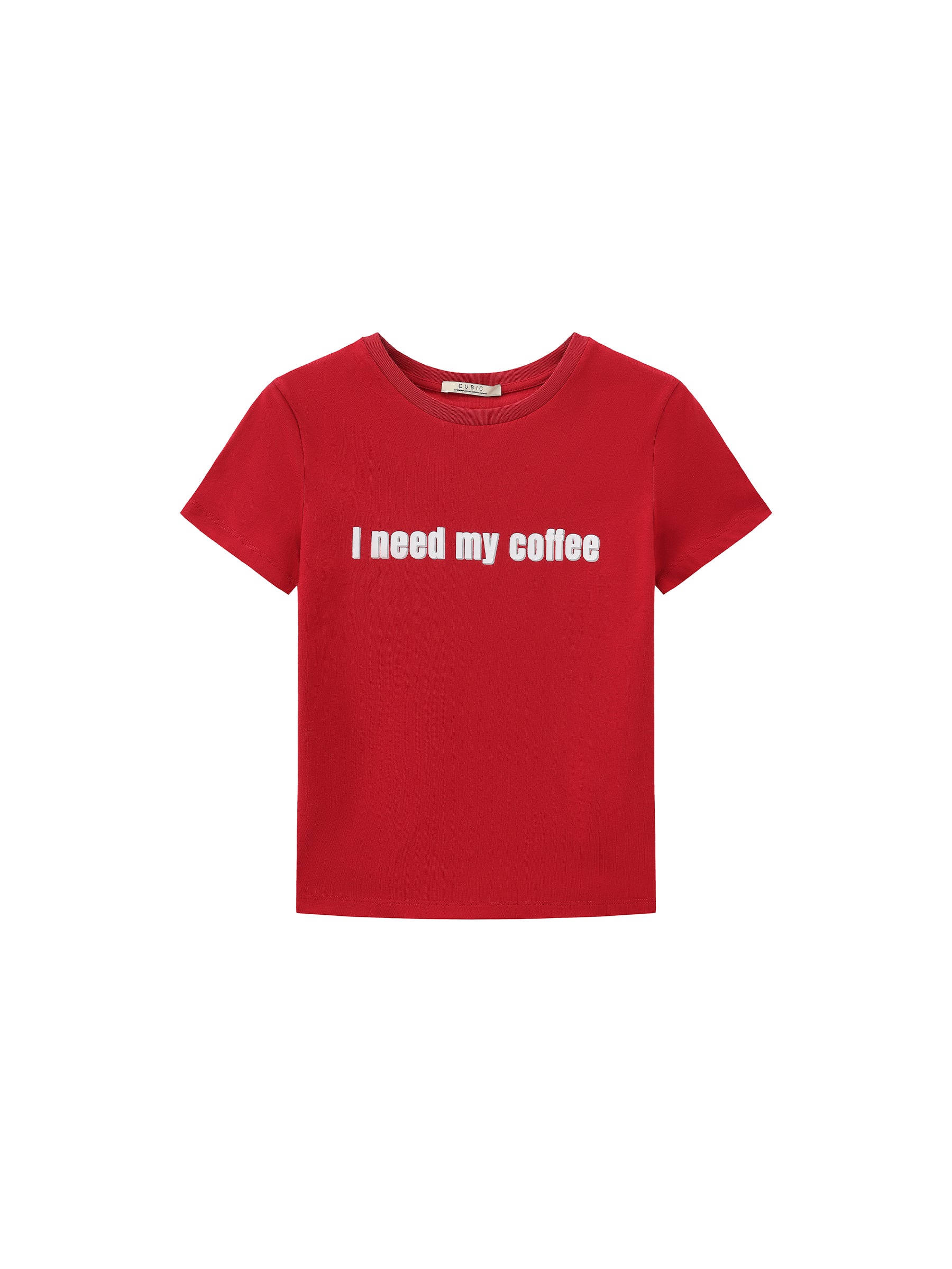CUBIC 'I need my coffee' T-Shirt-23
