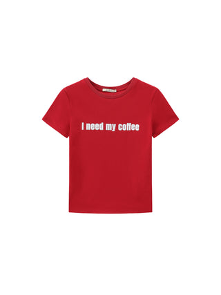 CUBIC 'I need my coffee' T-Shirt