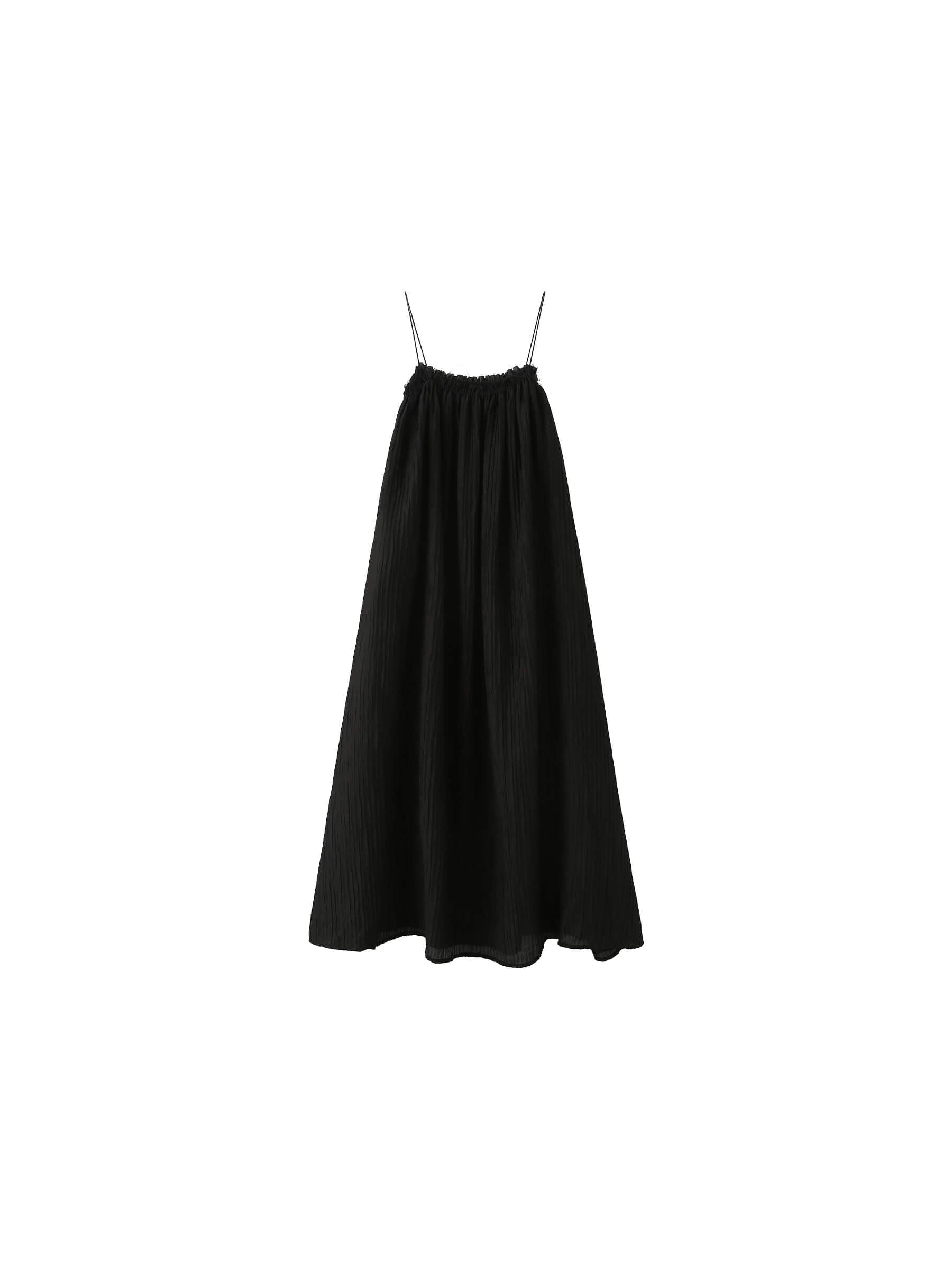 Spaghetti Strap A-line Maxi Dress-26