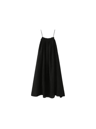 Spaghetti Strap A-line Maxi Dress