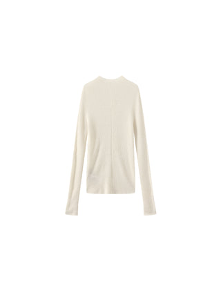 Merino Wool Turtleneck Knitwear Jumper