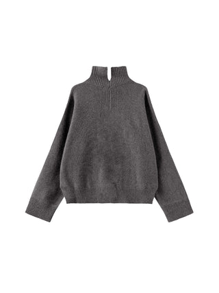 High Neck Sheep Wool Sweater