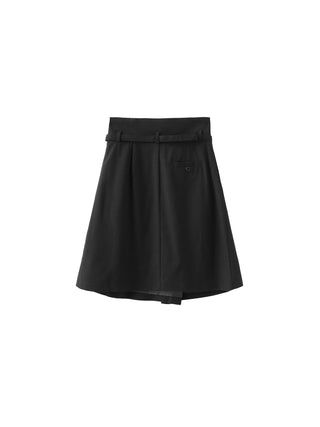 A-line Round Skirt with Wool Blend