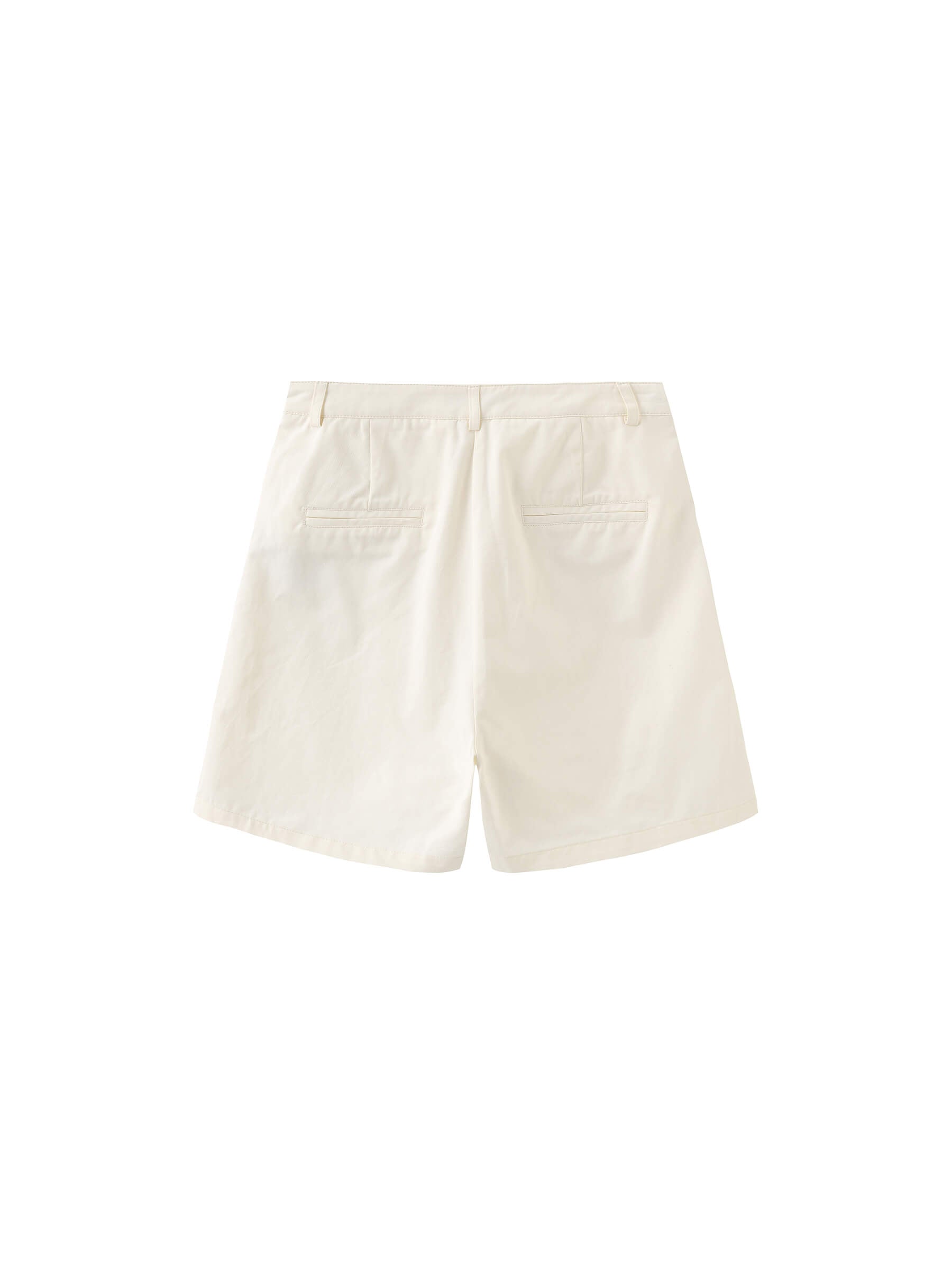A-line Pleated Tailored Shorts-27