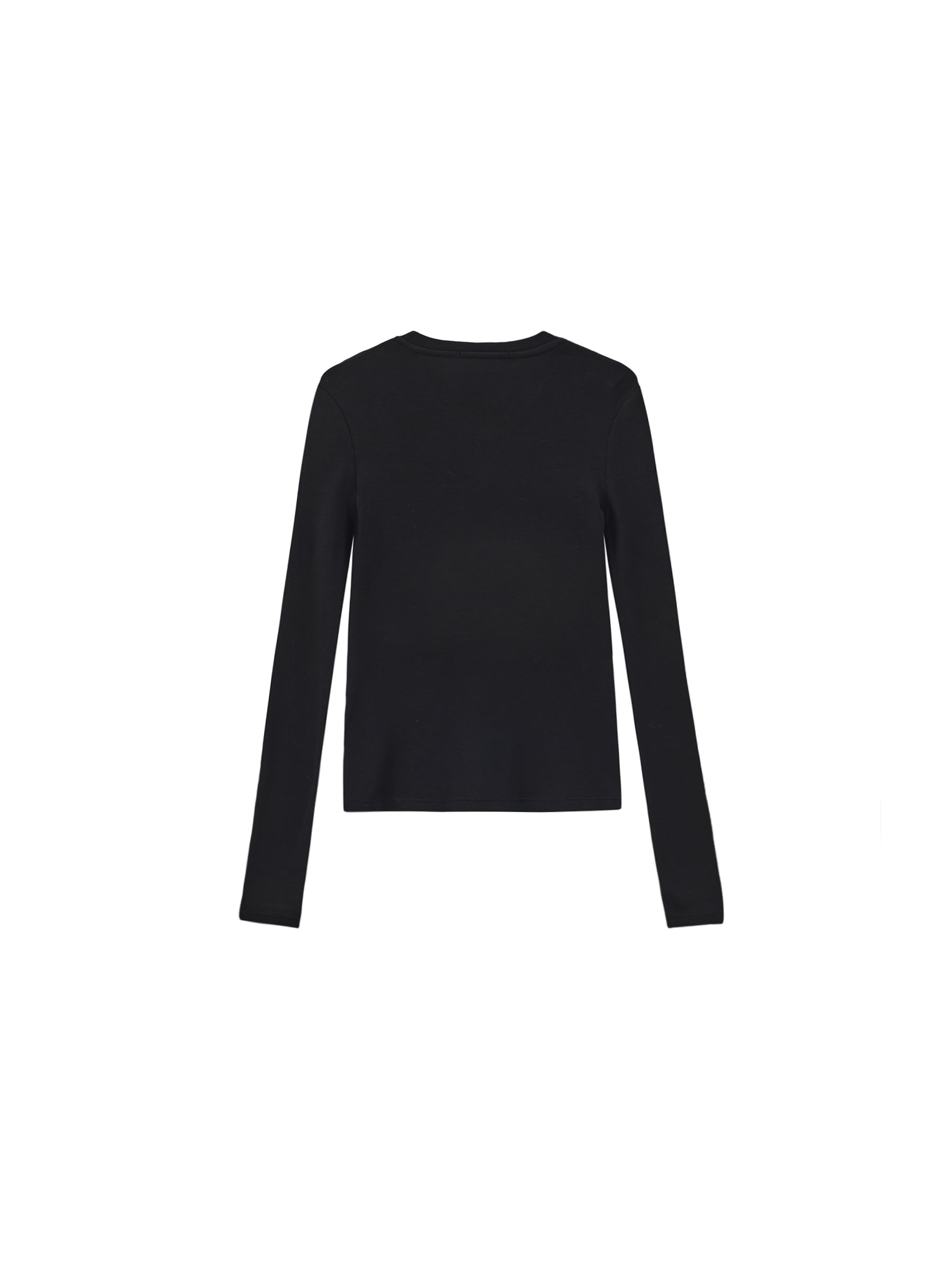 CUBIC Wool Blend V-Neck Knit T-Shirt-24
