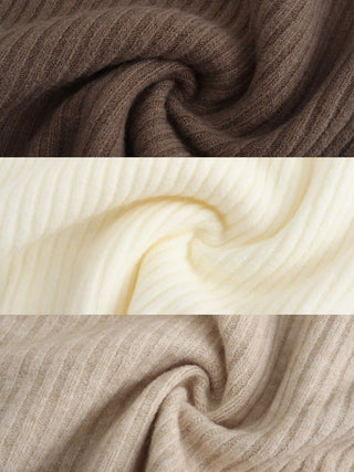 Crossover Ribbed Knit Jumper