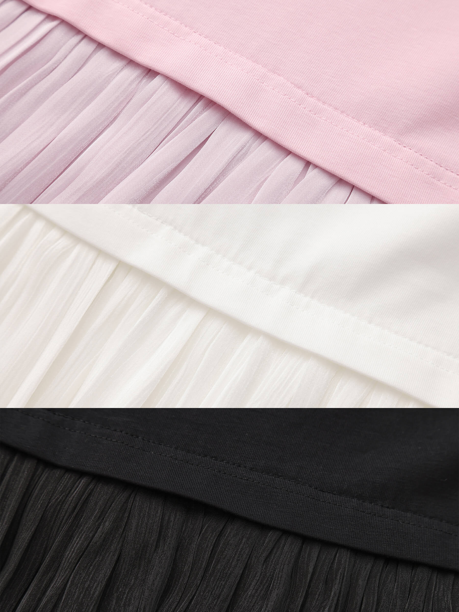 Oversized Round Neck Short Sleeve Pleated Dress-28