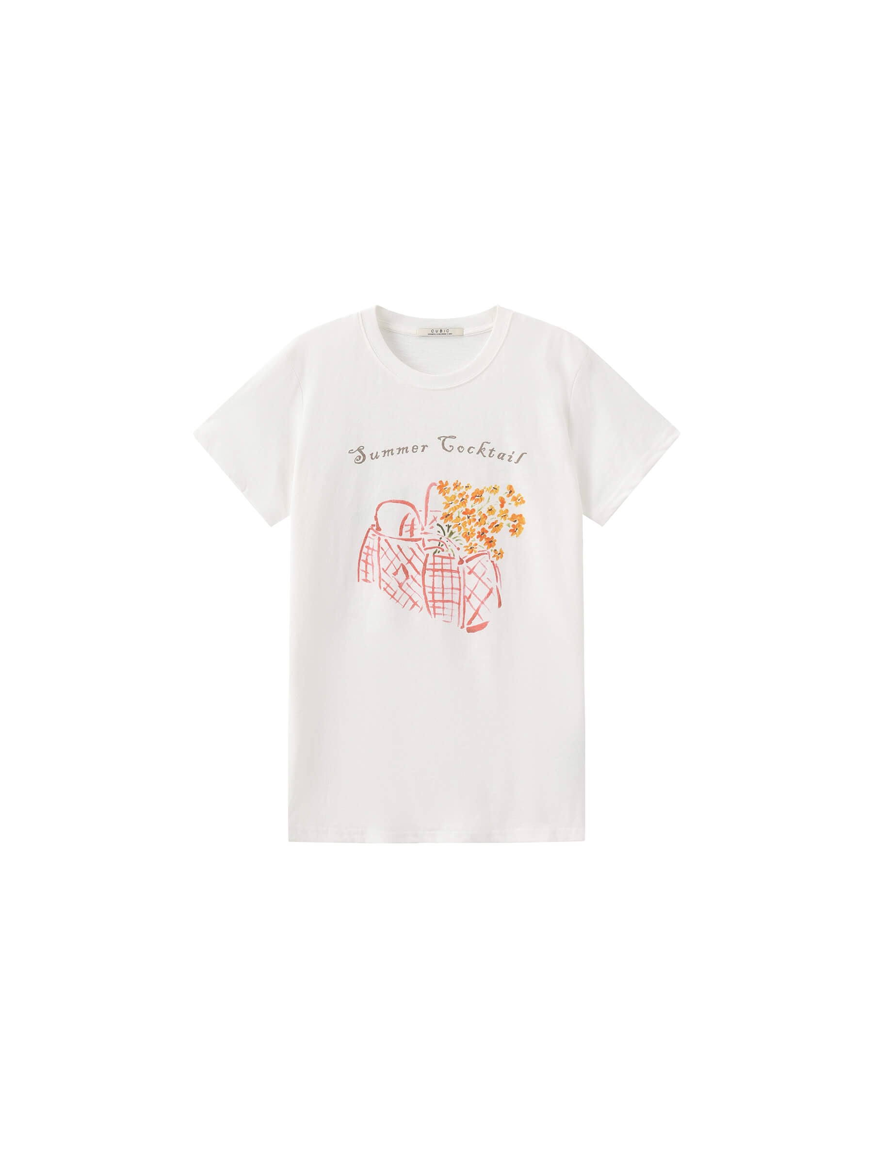 Printed Casual Short-Sleeve Top-29