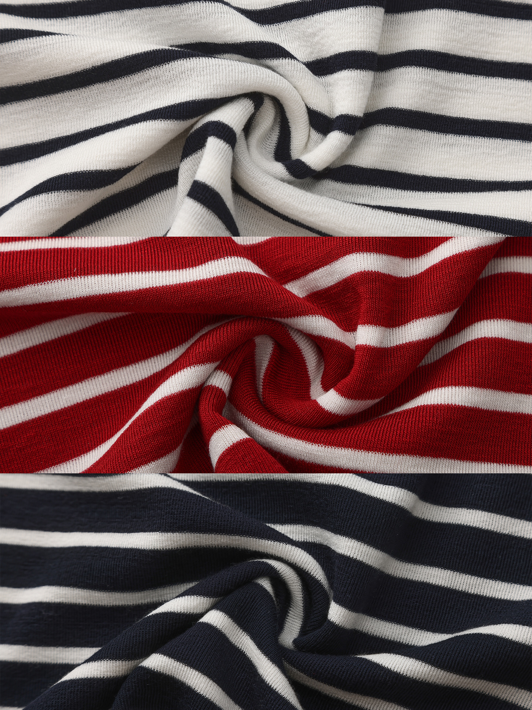 Striped Off-Shoulder Short-Sleeve Top-27