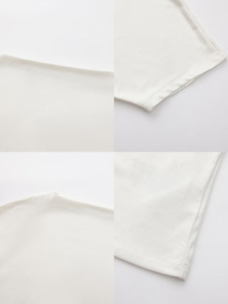 CUBIC Lyocell Blend Off-Shoulder Fitted Top