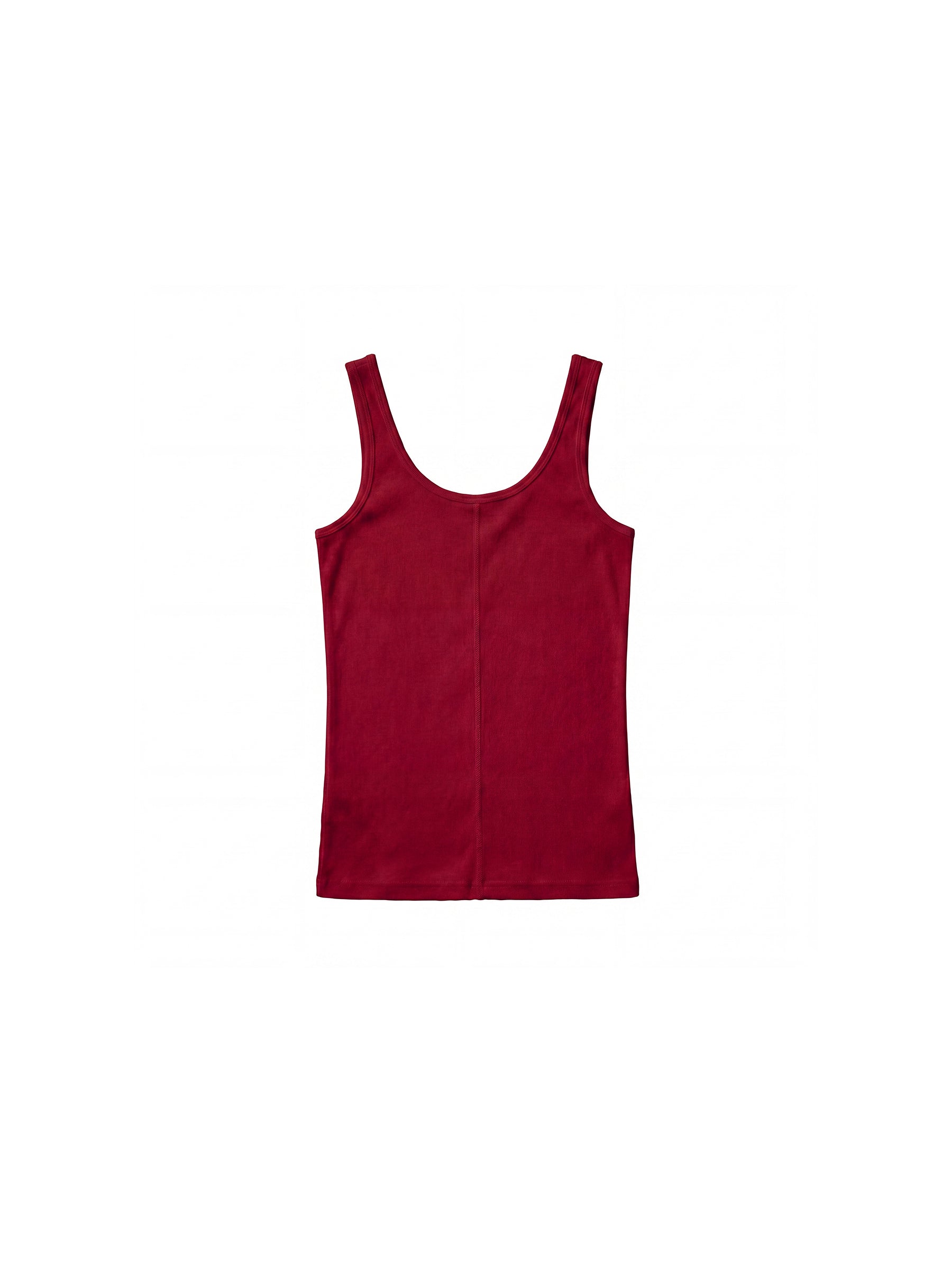 CUBIC Lyocell Wool Blend U-Neck Fitted Tank-24