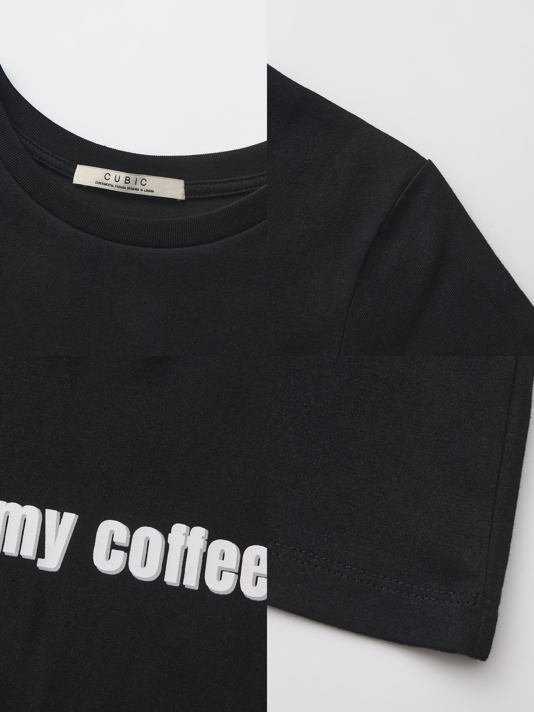CUBIC 'I need my coffee' T-Shirt-25