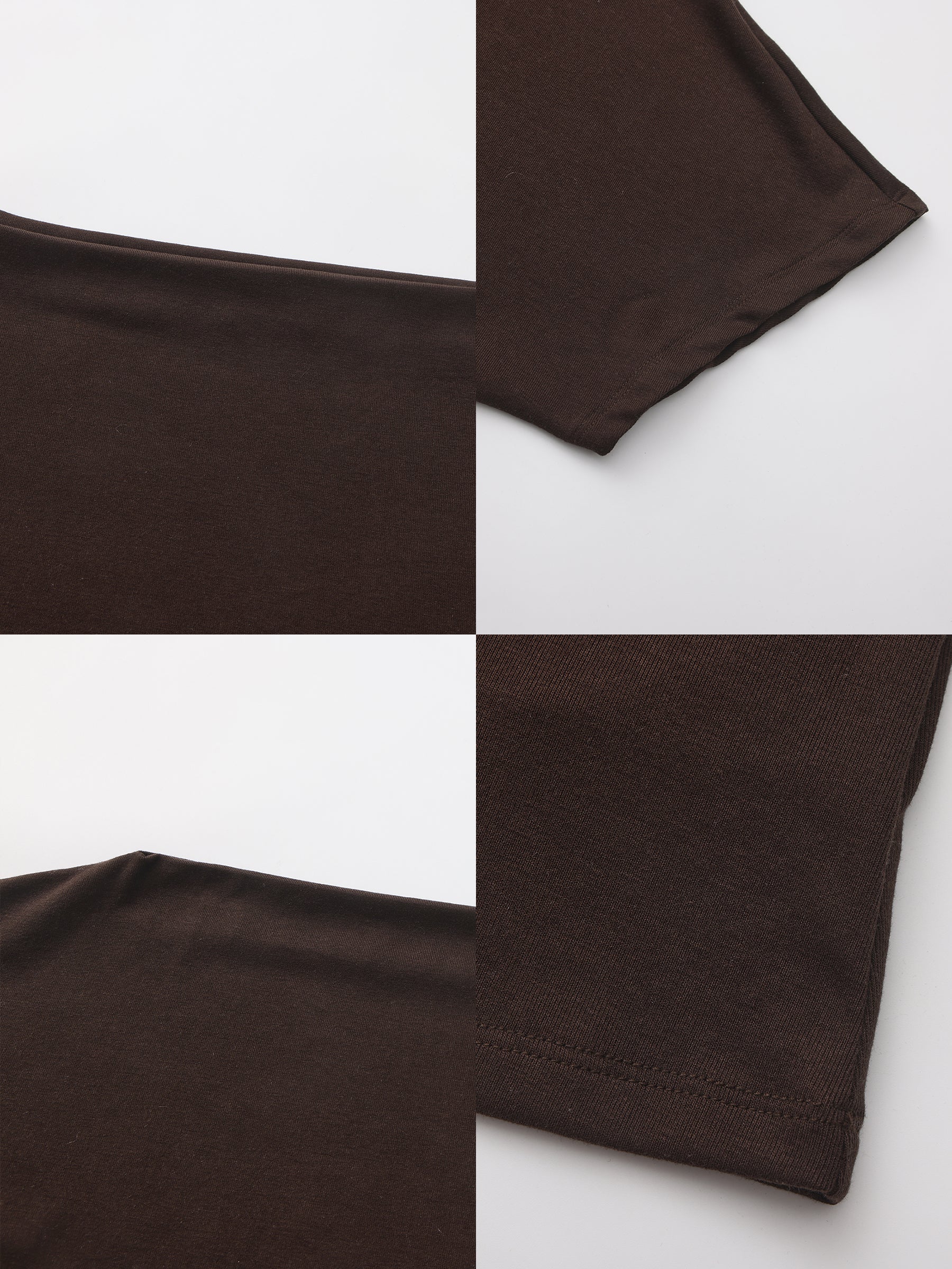 CUBIC Lyocell Blend Off-Shoulder Fitted Top-25