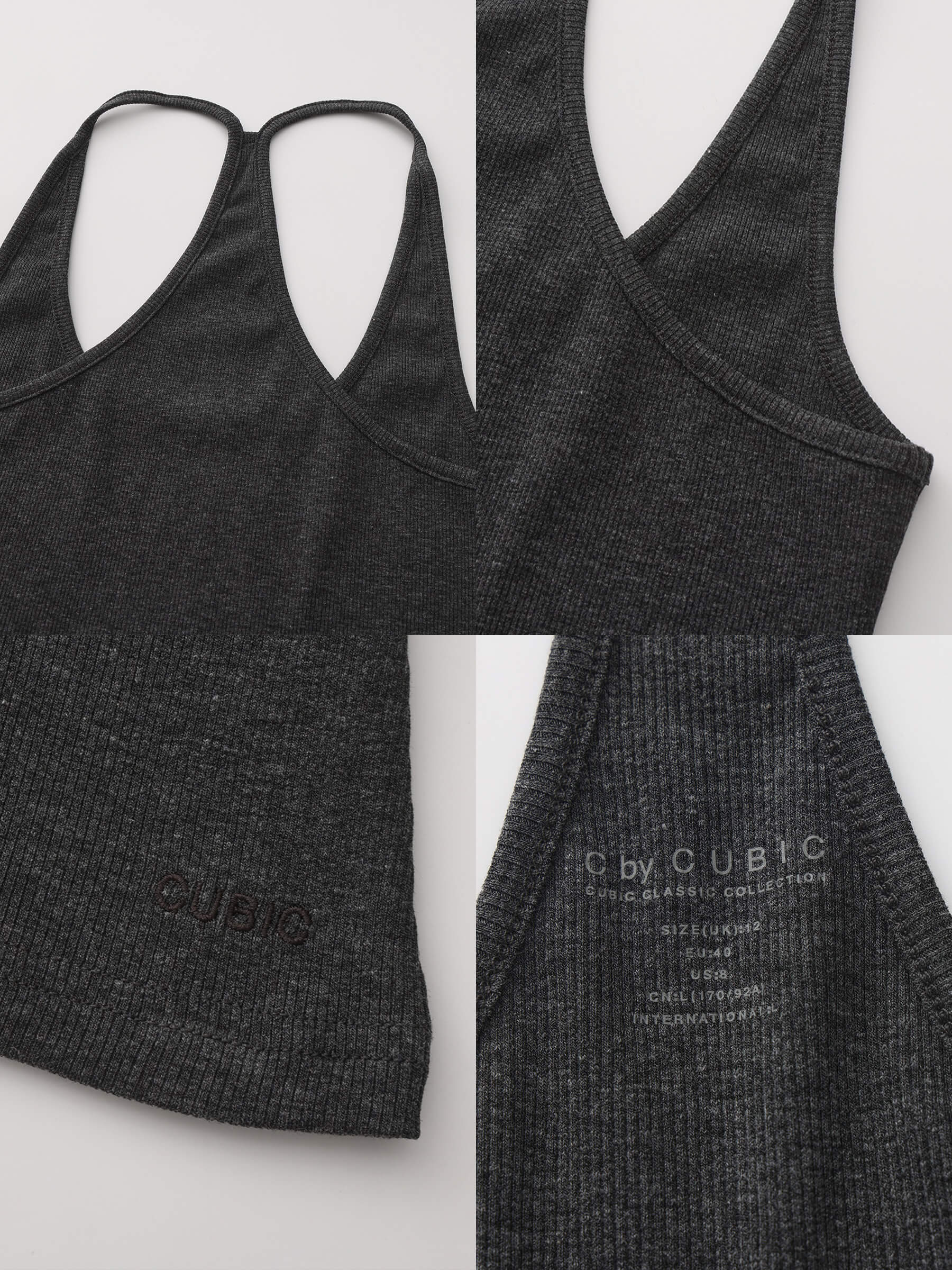 C by CUBIC Slim-Fit Sleeveless Knit Tank Top-16