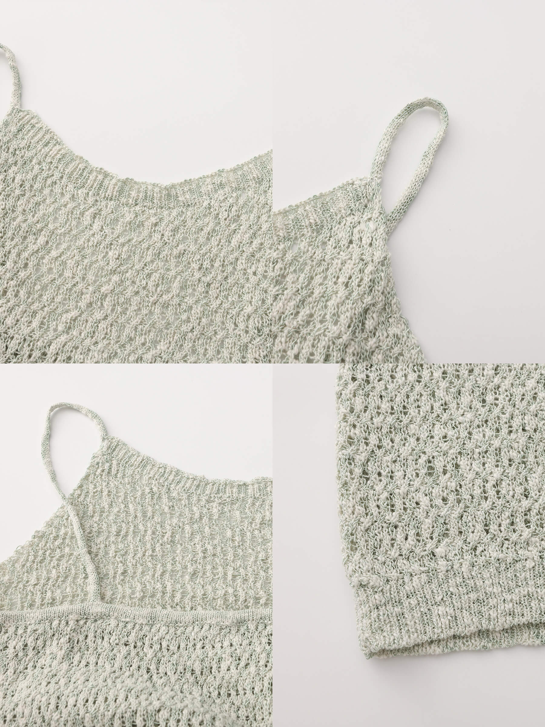 Thin Strap Ribbed Knit Vest-28