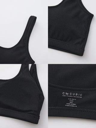 CUBIC U-neck Tank Top